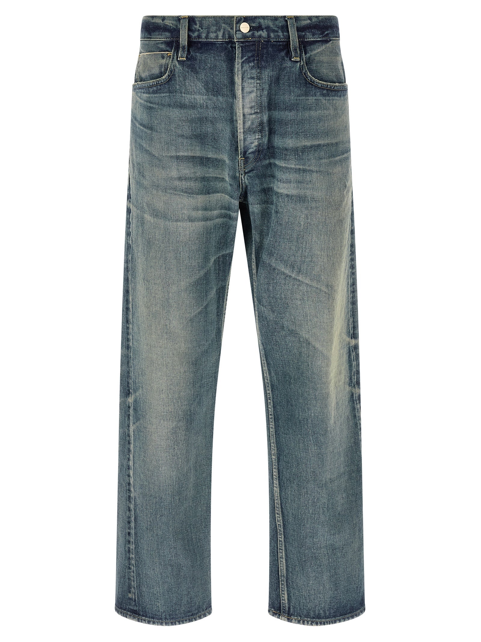 Fear of God Stone Washed Denim Jeans Blue