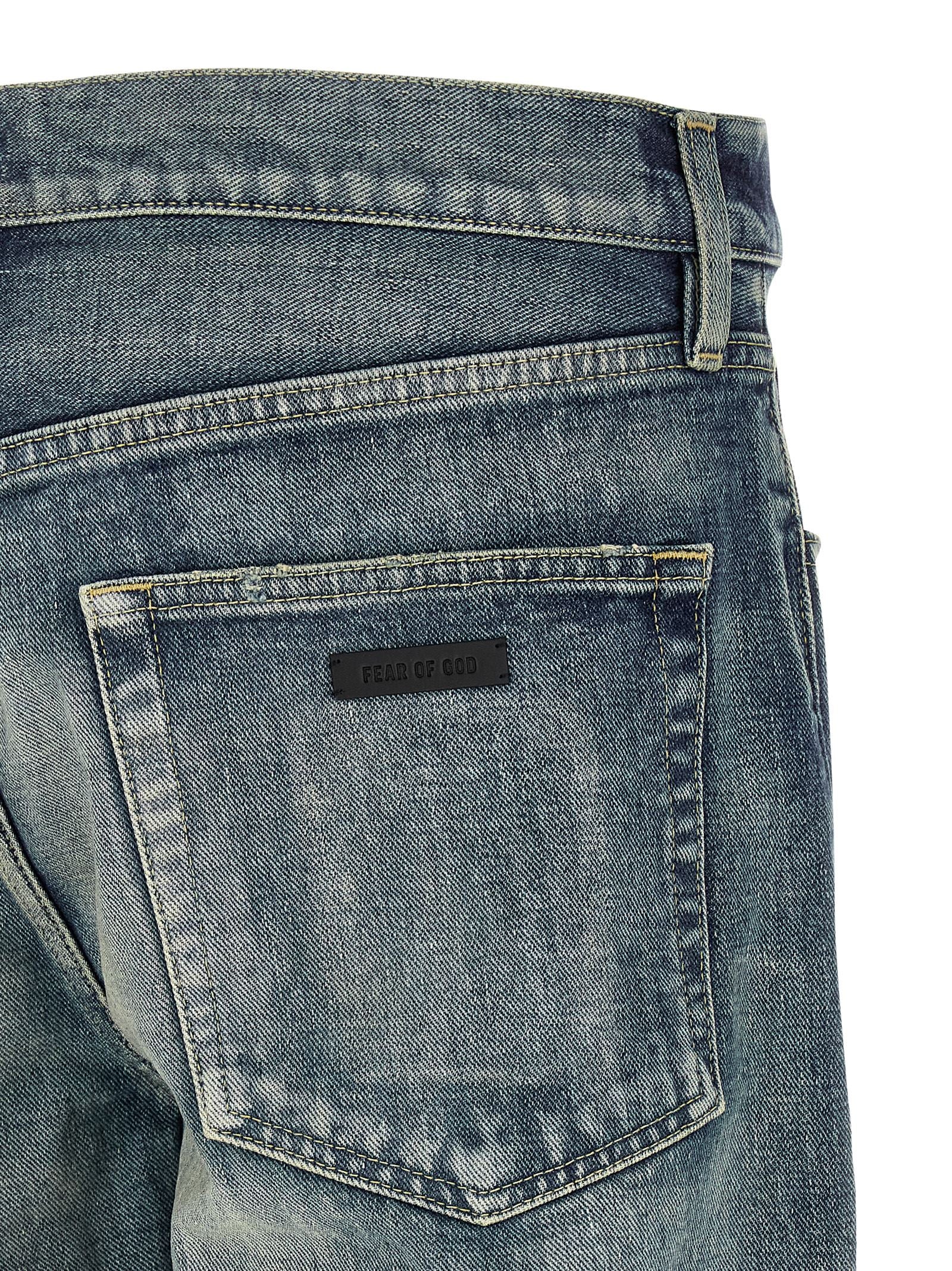 Fear of God Japans Selvedge Straight Jeans Vintage Indigo Jeans Fear Of God