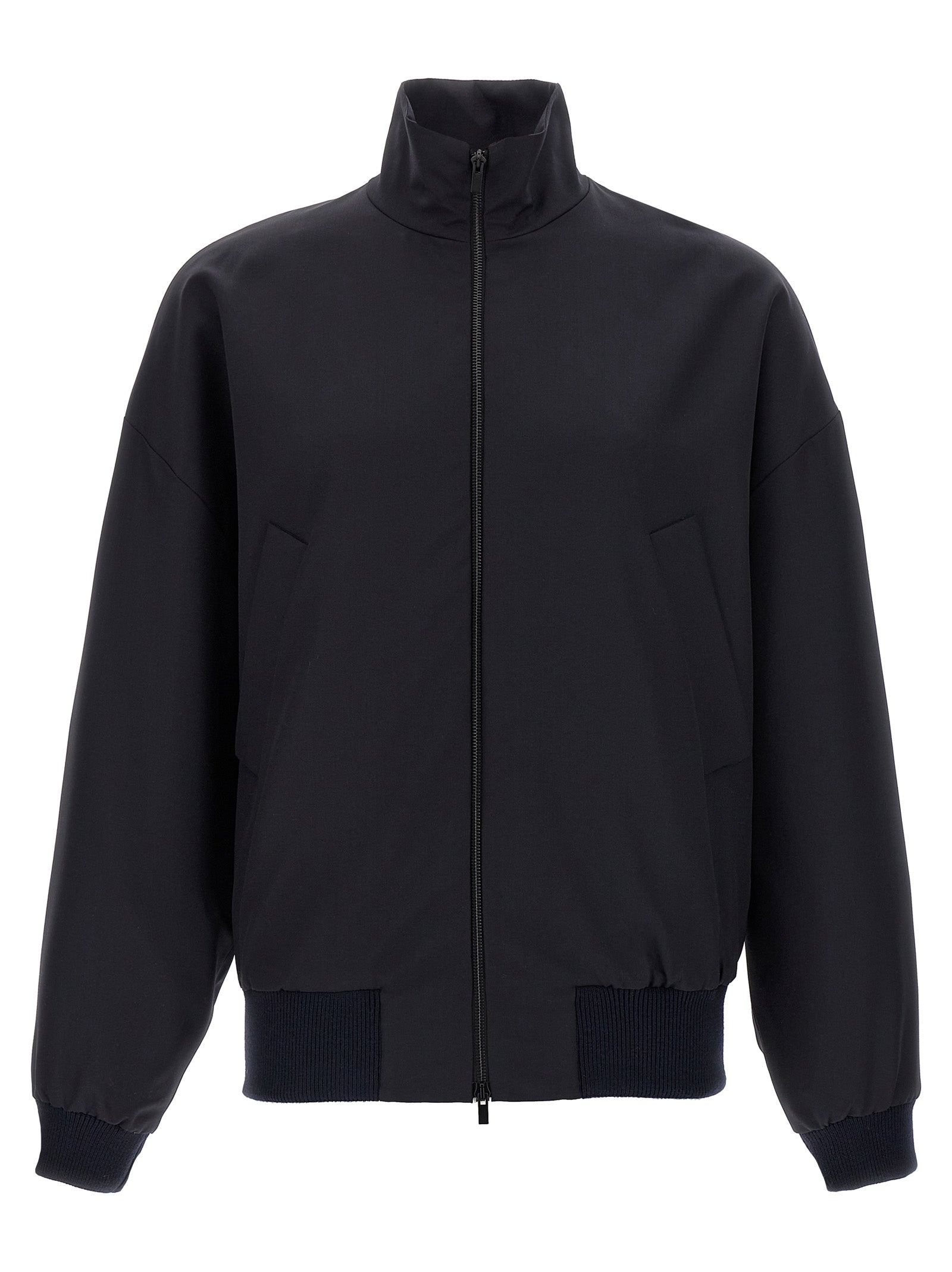 Fear of God Virgin Wool Track Jacket Zwart