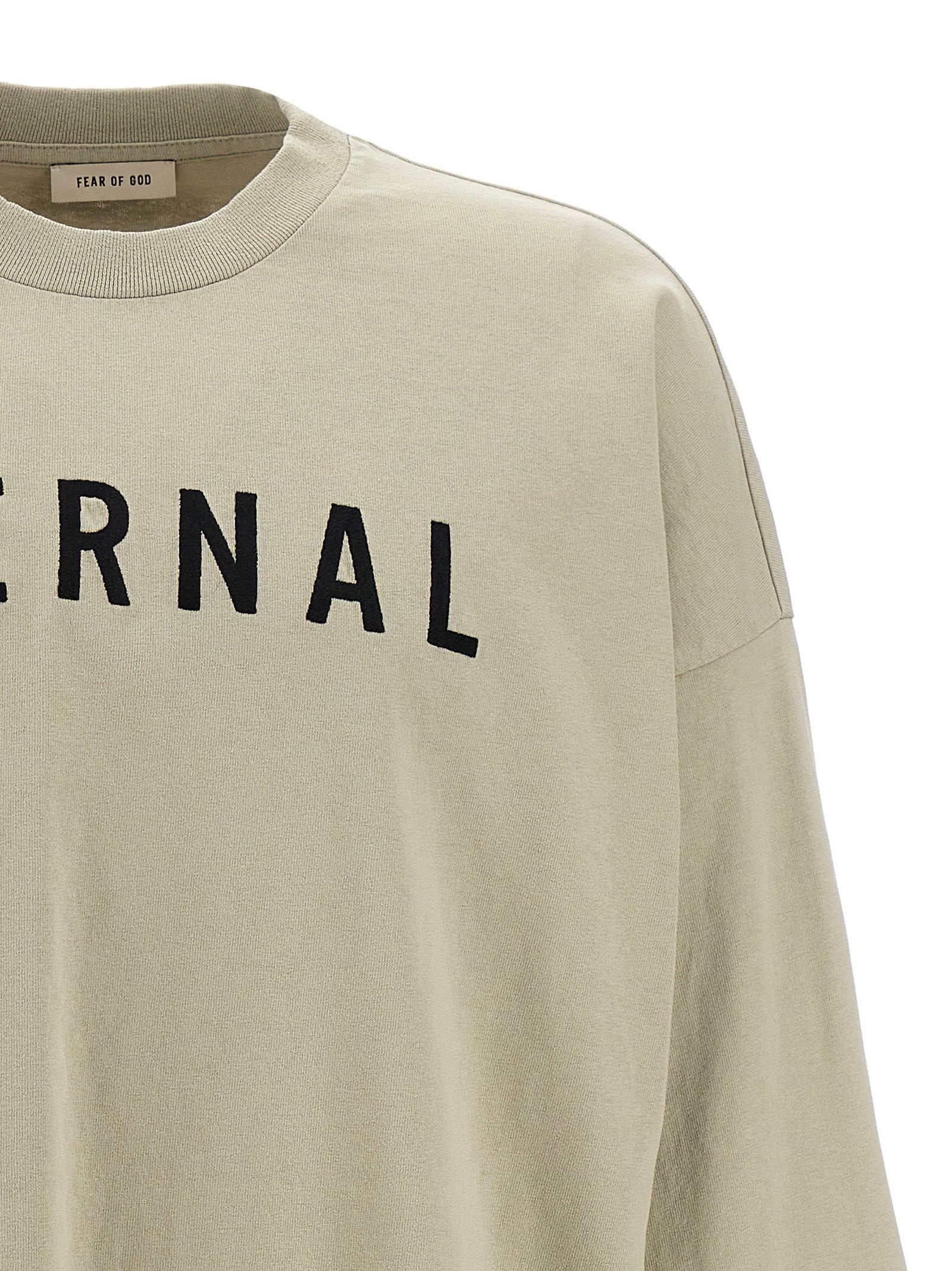 Fear of God Eternal Longsleeve Katoenen T-shirt Duifgrijs Topwear Fear Of God
