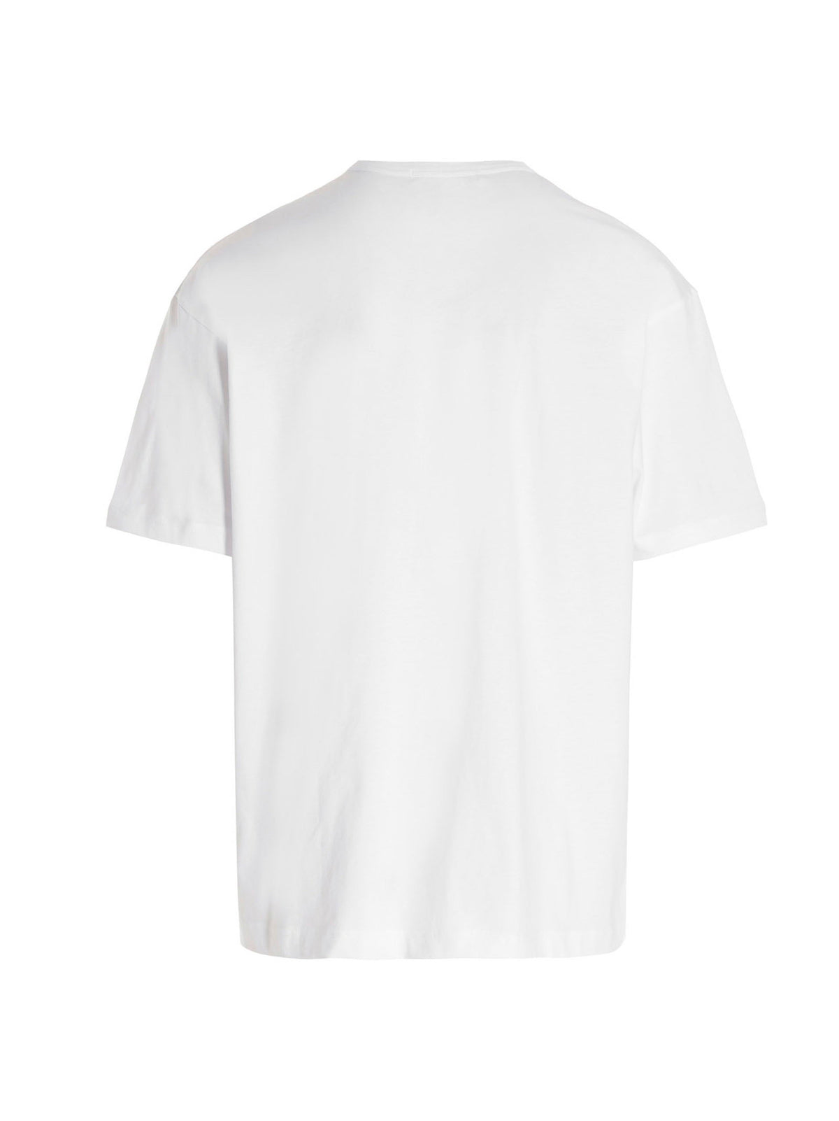 Effen achterkant van het witte Comme des Garçons Shirt T-shirt