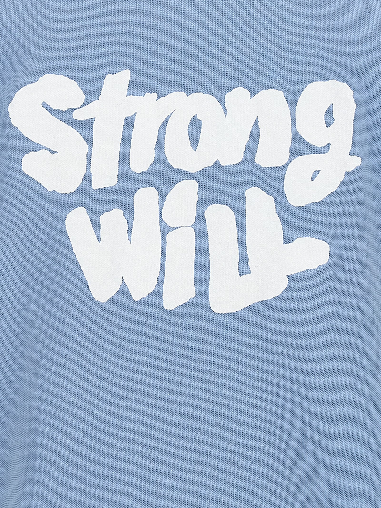 Comme des Garçons SHIRT x Fred Perry Strong Will Polo Shirt Light Blue-thumbmail-4