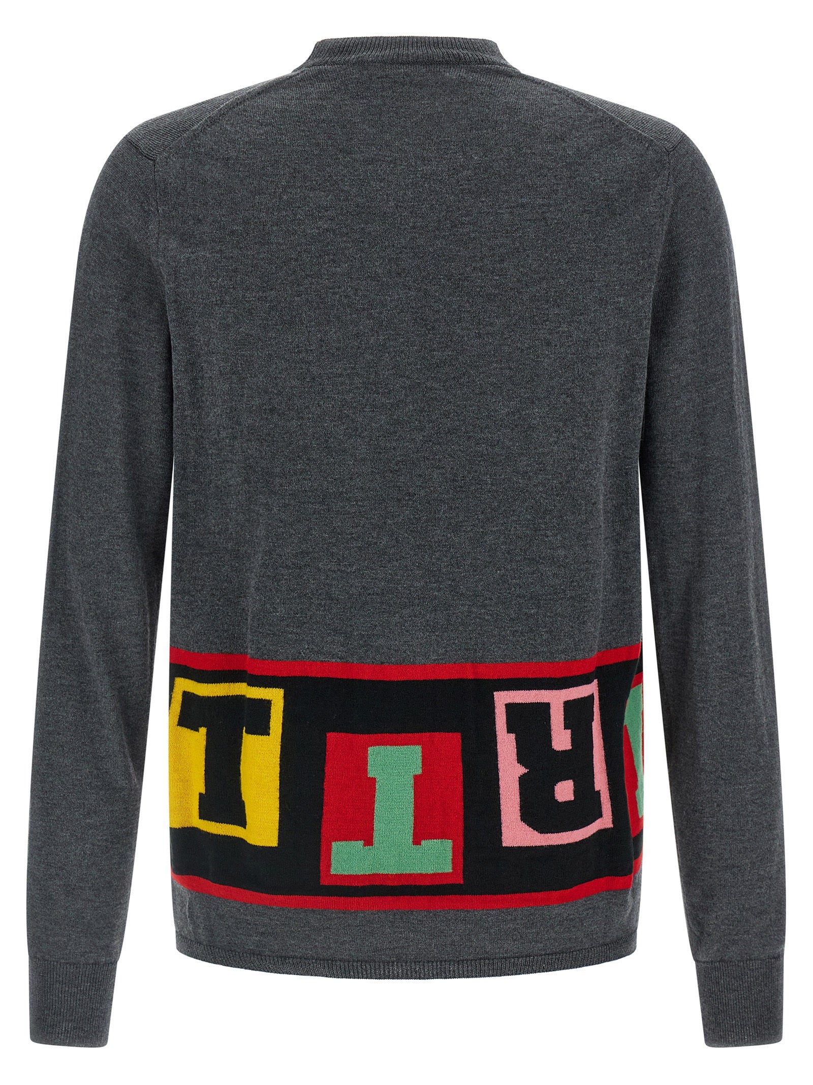 Comme des Garçons SHIRT Intarsia Sweater Grey-thumbmail-2