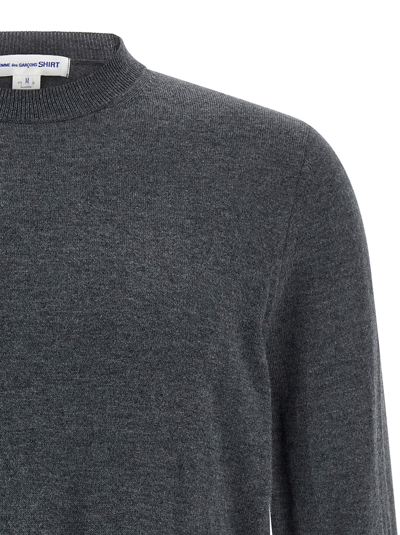 Comme des Garçons SHIRT Intarsia Sweater Grey-thumbmail-3