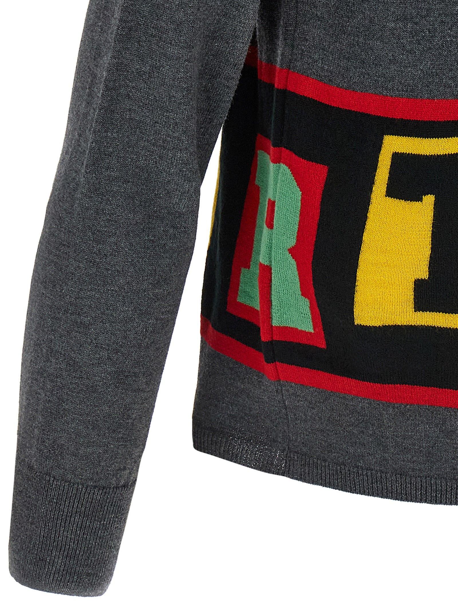 Comme des Garçons SHIRT Intarsia Sweater Grey-thumbmail-4