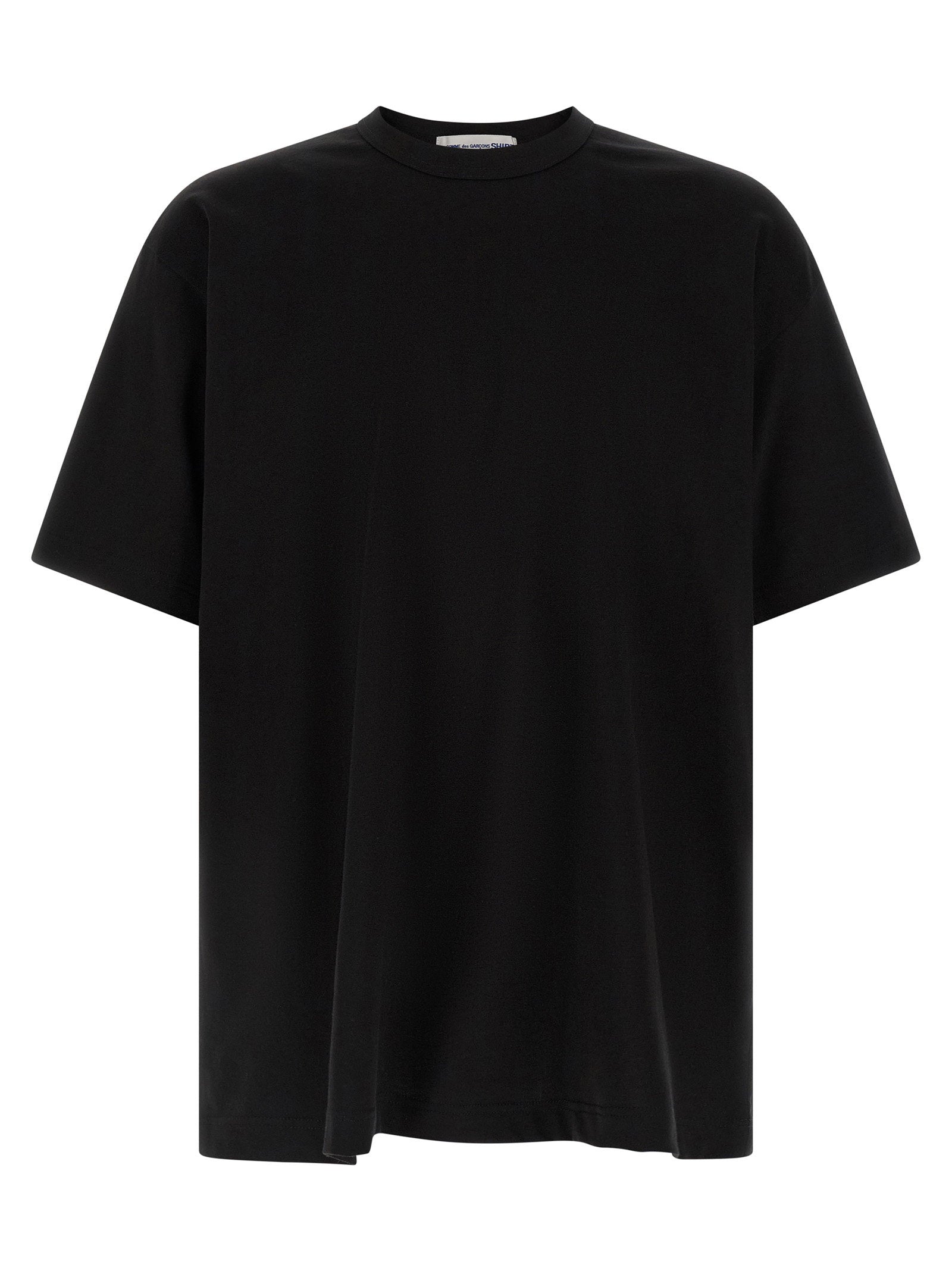 Comme des Garçons SHIRT Oversized Logo T-Shirt Black Topwear Comme Des Garcons Shirt