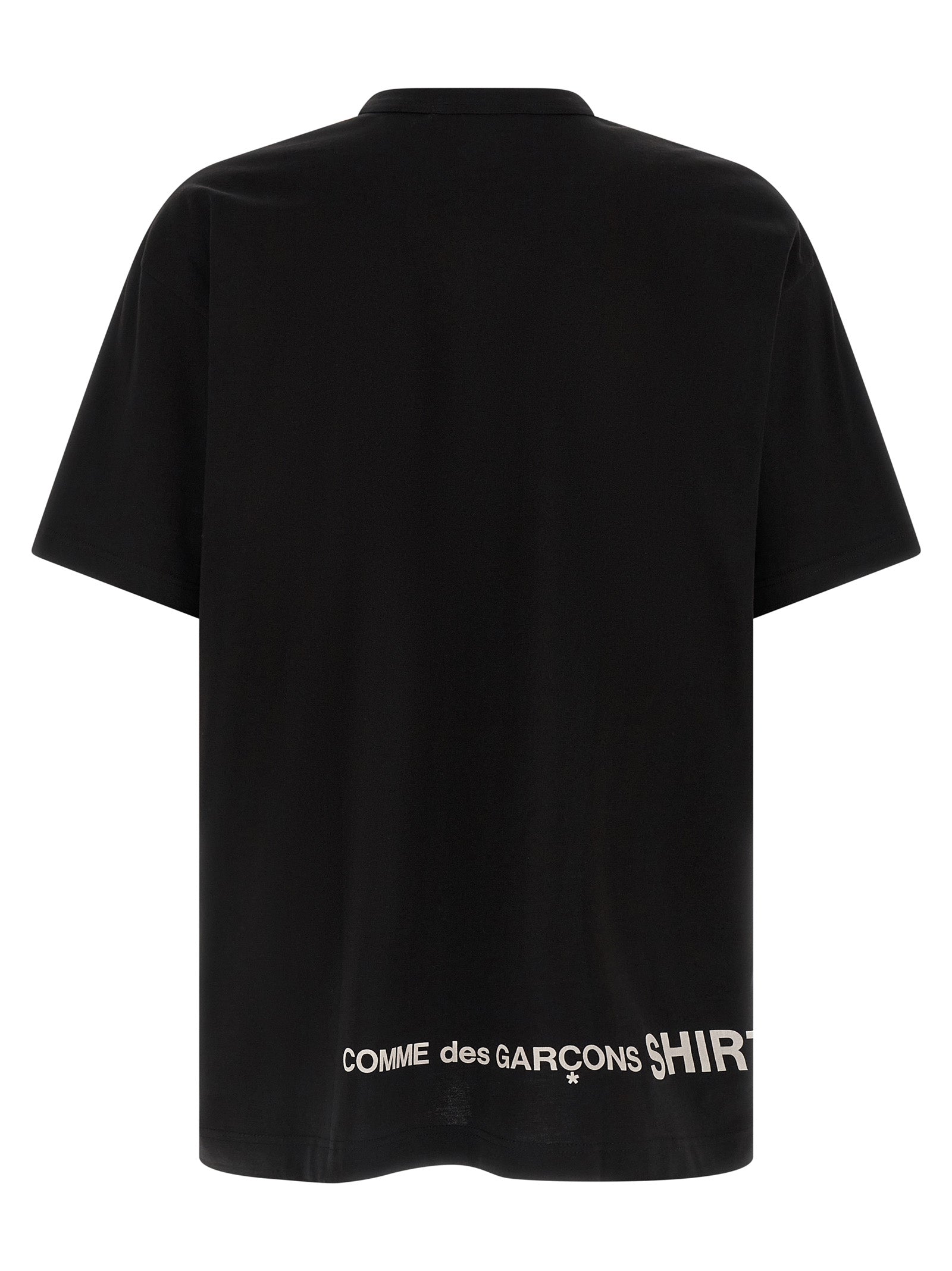 Comme des Garçons SHIRT Oversized Logo T-Shirt Black-thumbmail-2