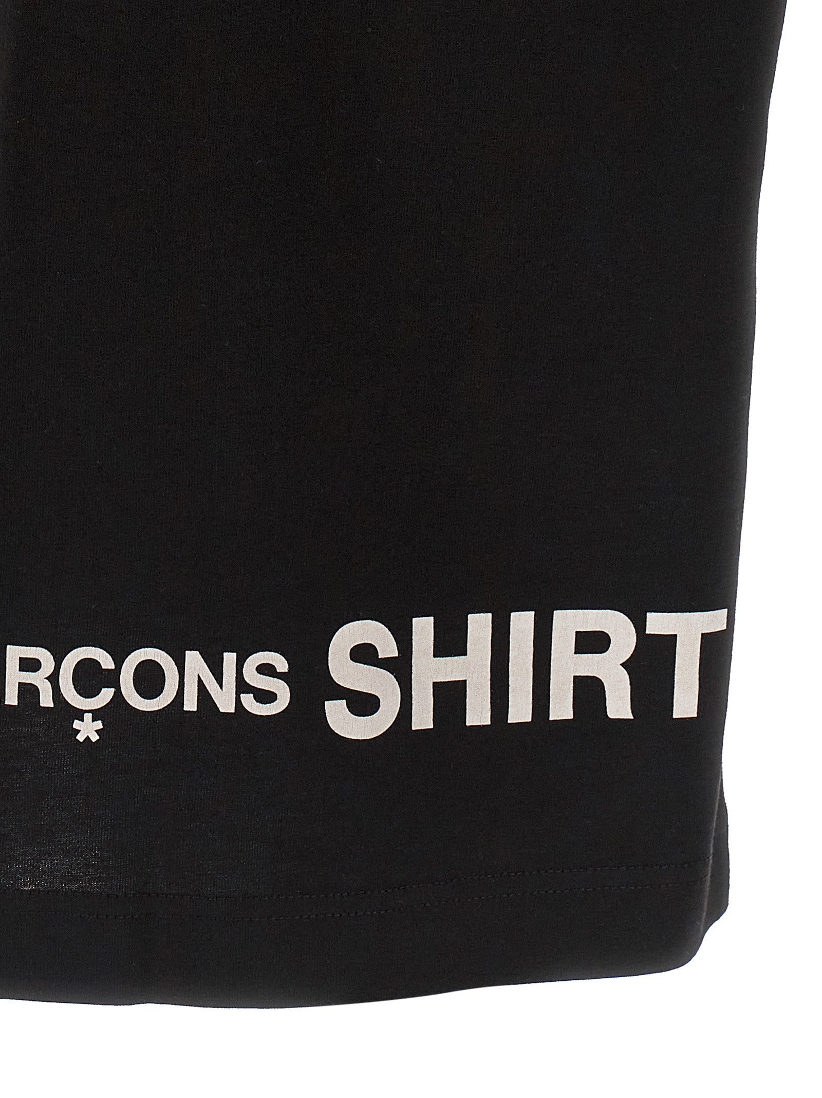 Comme des Garçons SHIRT Oversized Logo T-Shirt Black-thumbmail-4