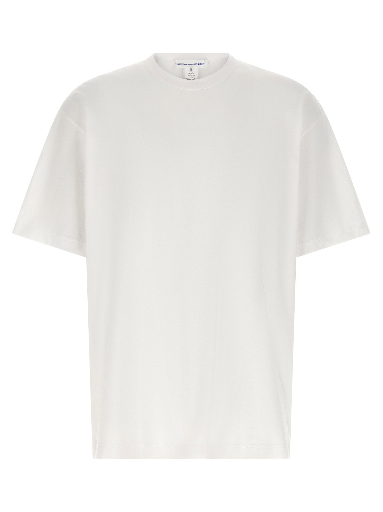 Comme des Garçons SHIRT Back Logo Print T-shirt Wit Topwear Comme Des Garcons Shirt