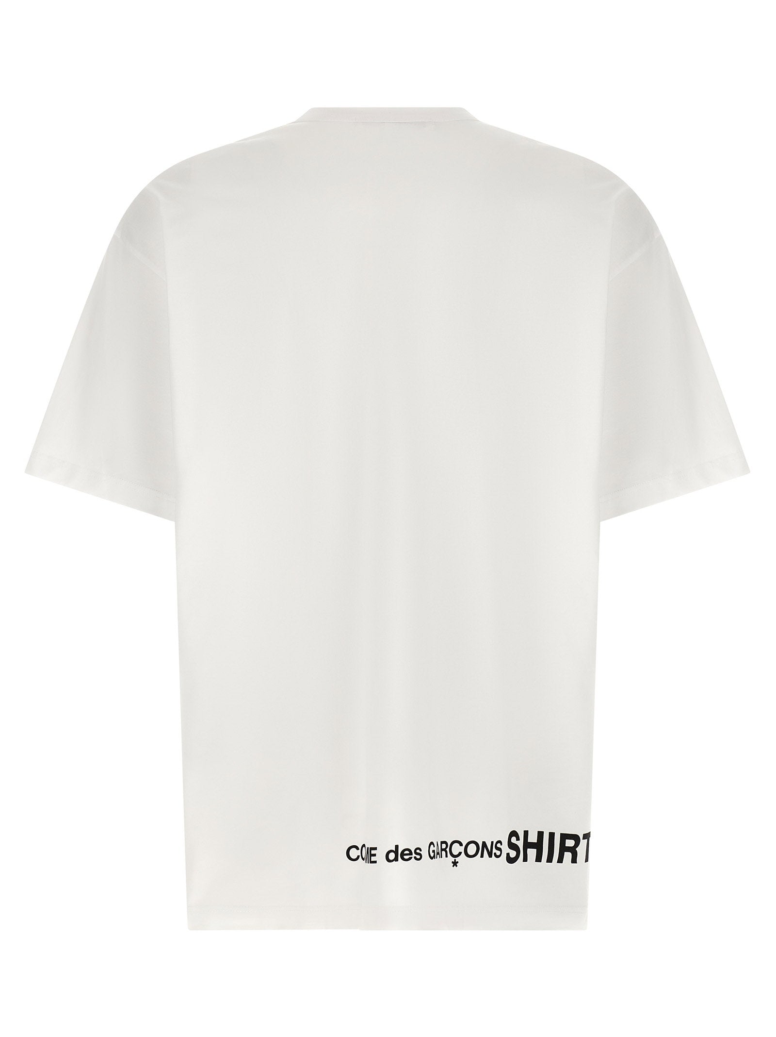 Comme des Garçons SHIRT Oversized Logo T-Shirt White-thumbmail-2