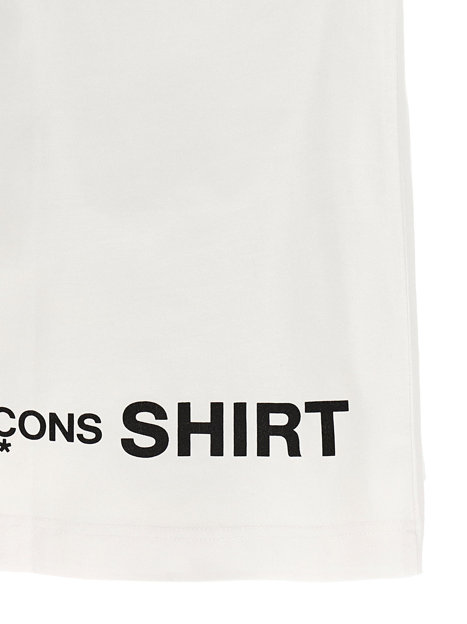 Comme des Garçons SHIRT Oversized Logo T-Shirt White-thumbmail-4