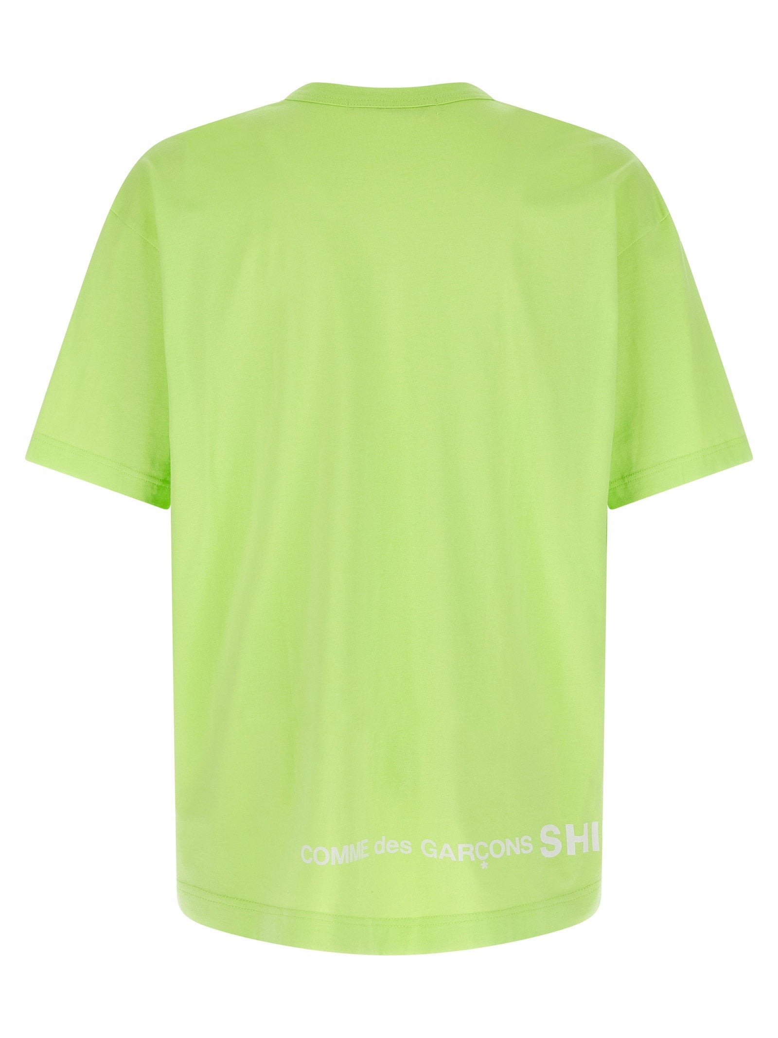 Comme des Garçons SHIRT Logo Print T-shirt met Rugprint Topwear Comme Des Garcons Shirt