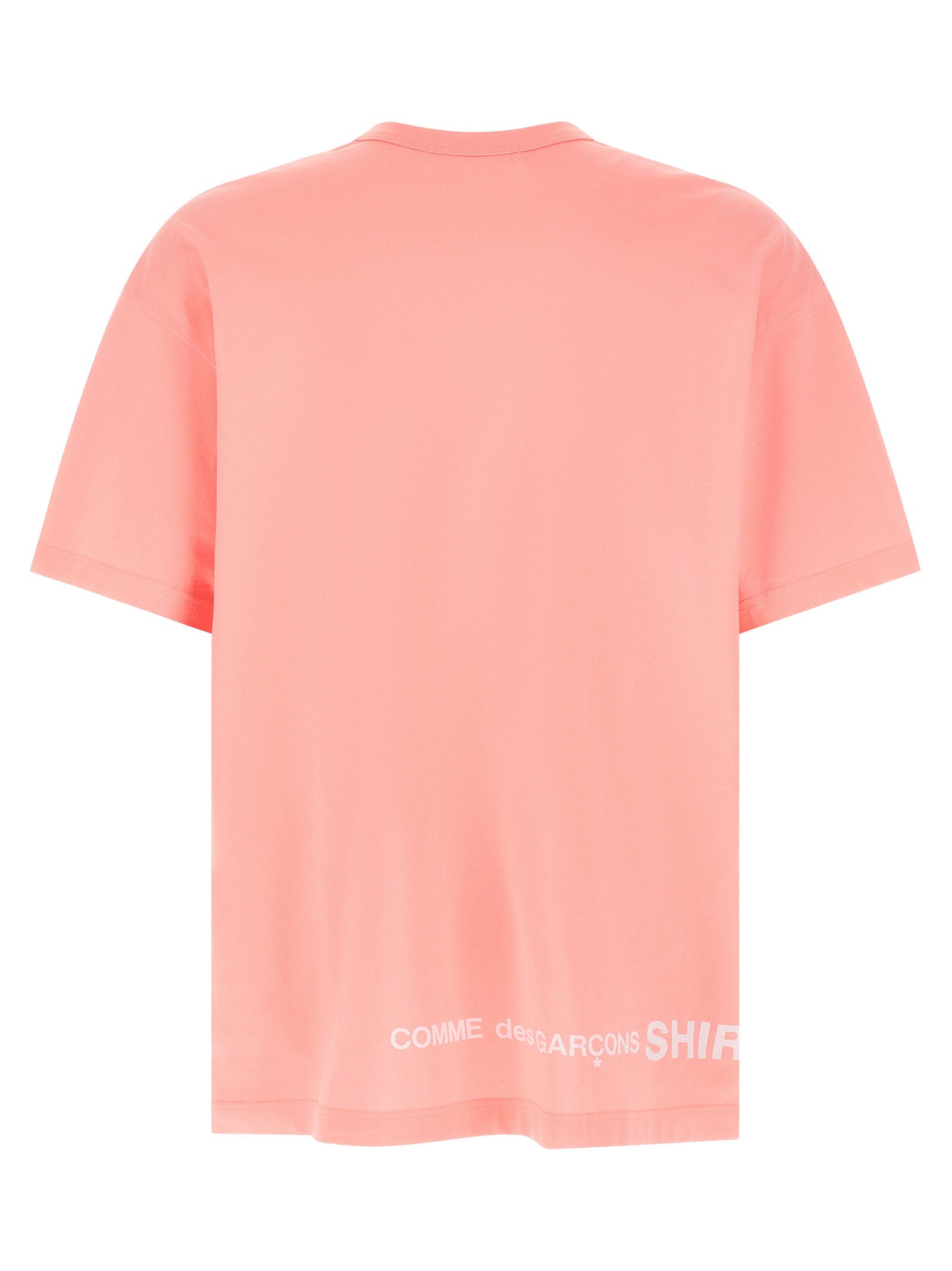 Comme des Garçons Shirt Logo Print T-shirt Roze-thumbmail-2