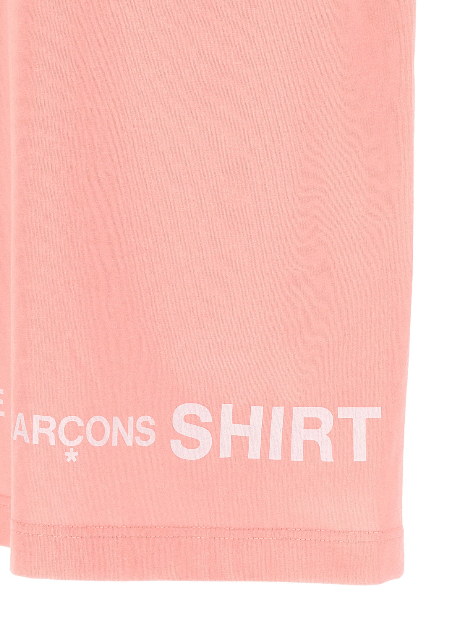 Comme des Garçons Shirt Logo Print T-shirt Roze-thumbmail-4