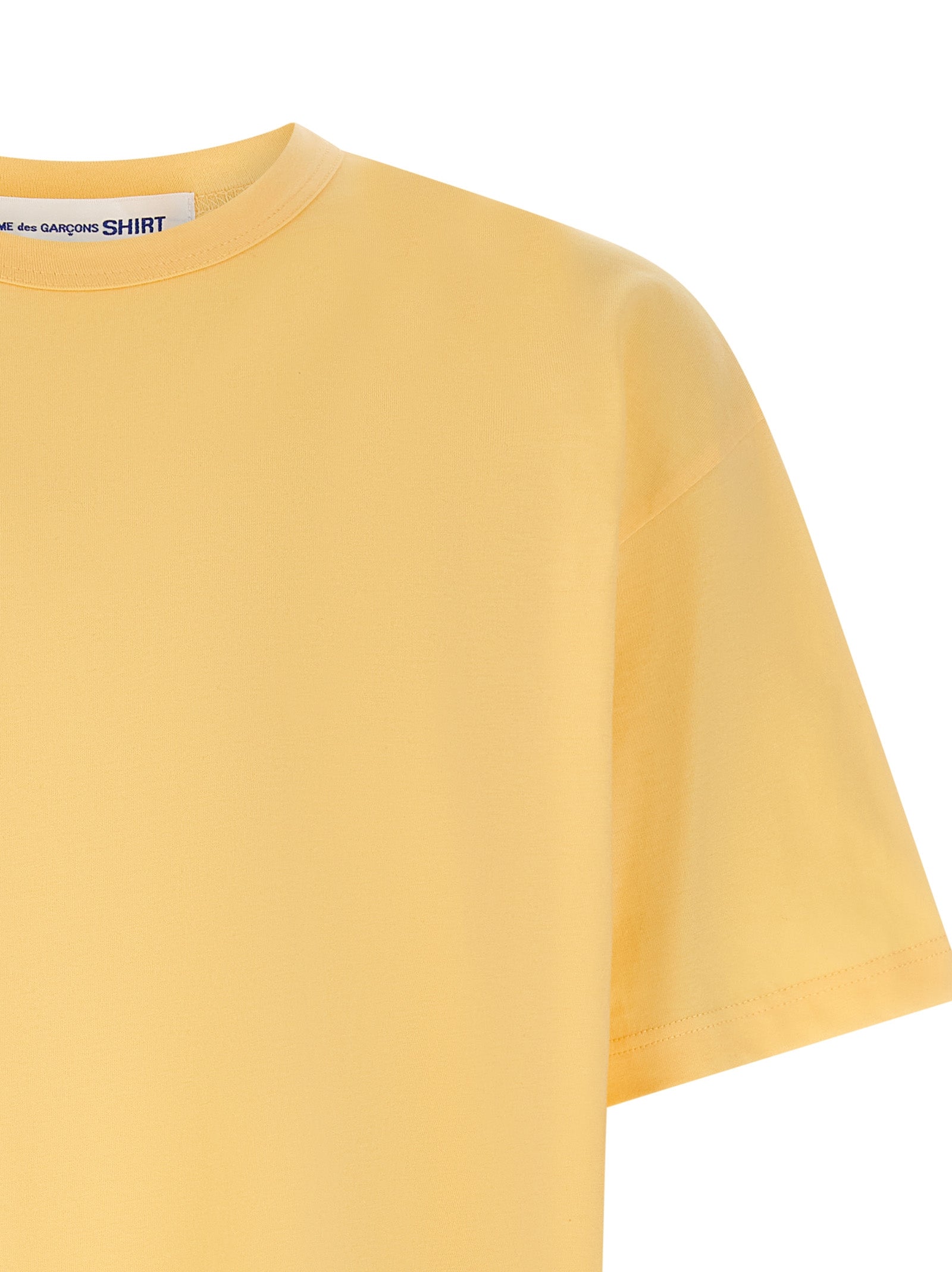 Comme des Garçons SHIRT Oversized Logo T-Shirt Yellow-thumbmail-3