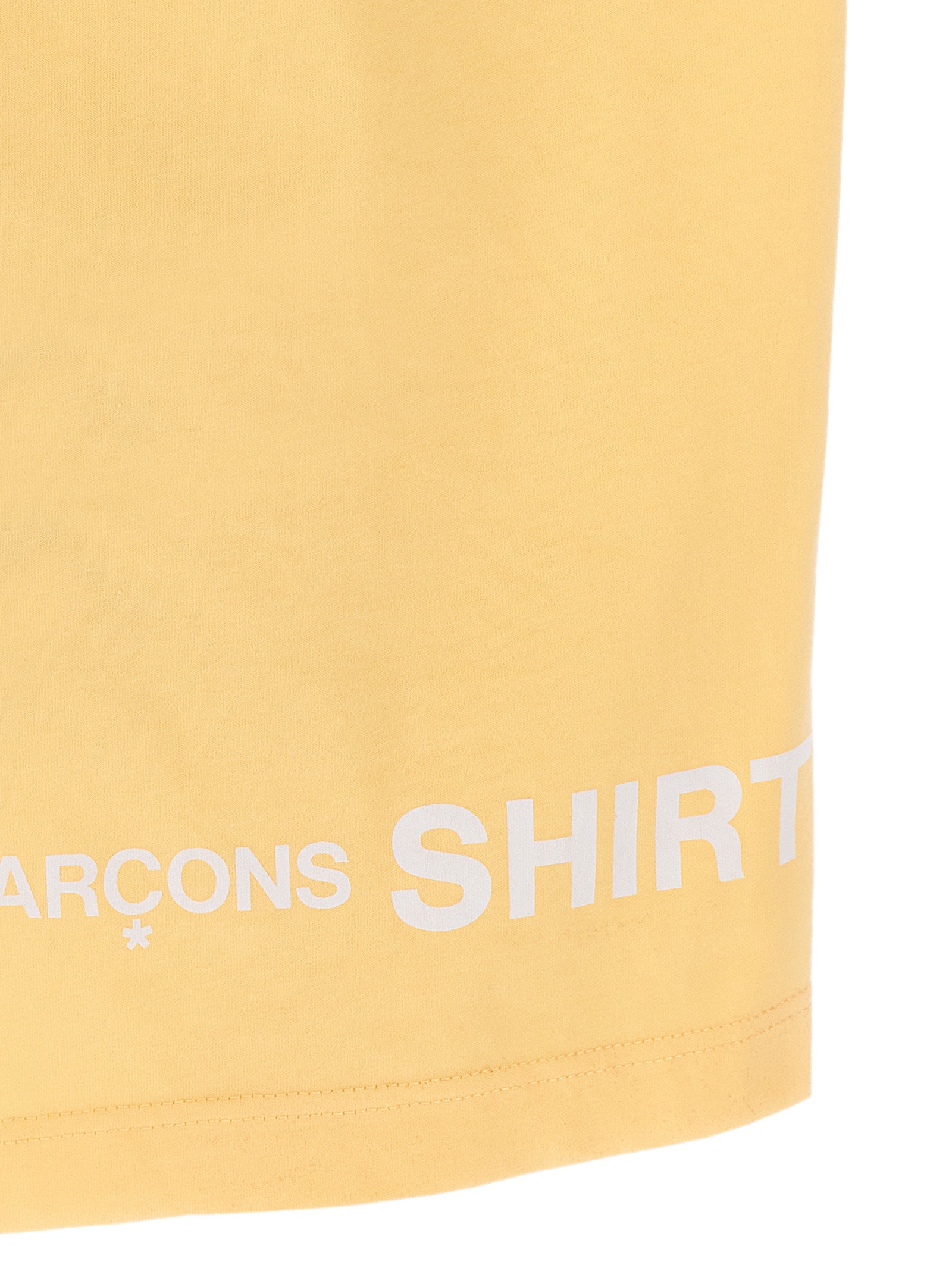 Comme des Garçons SHIRT Oversized Logo T-Shirt Yellow-thumbmail-4