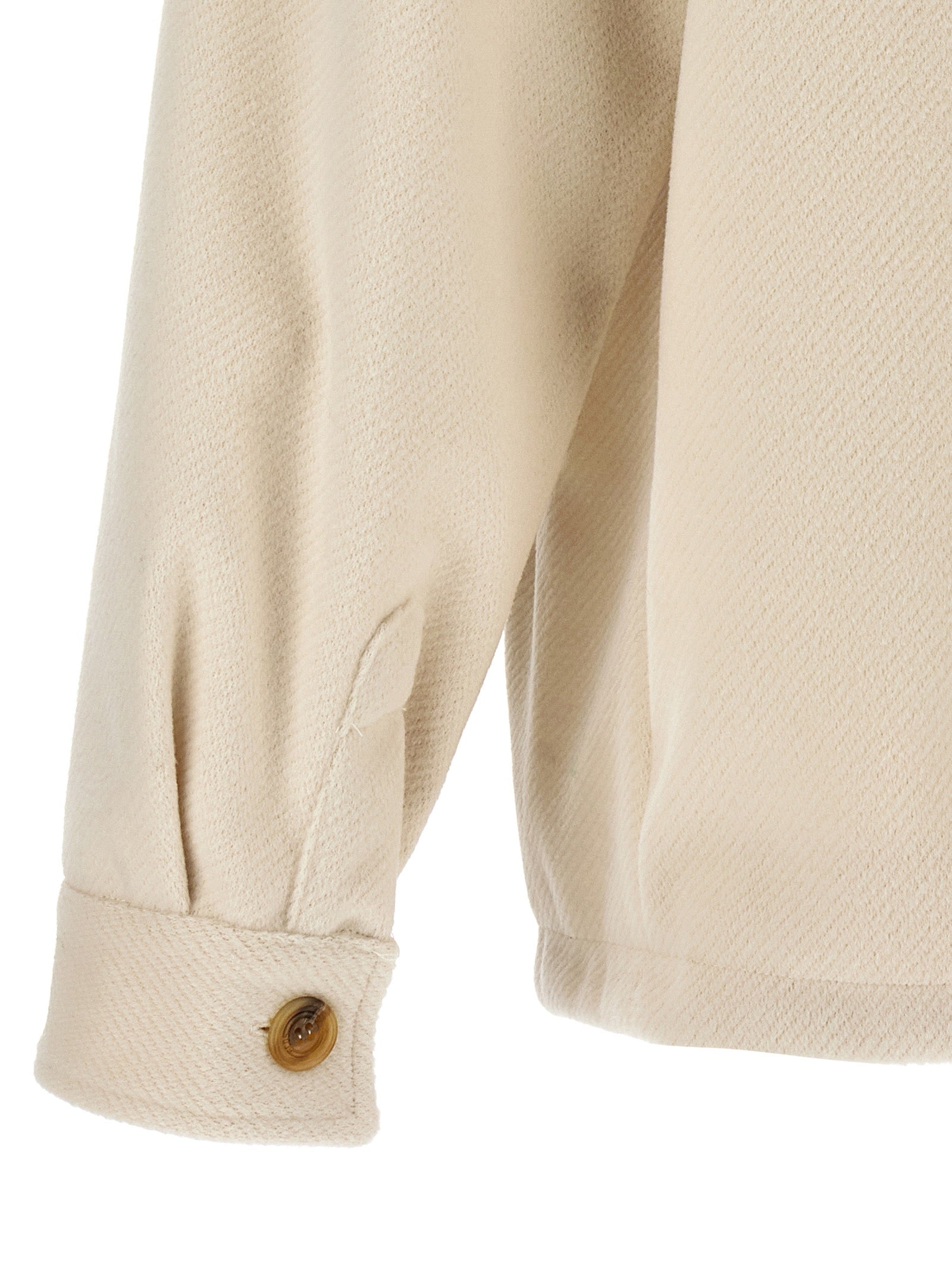 GCDS Logo Embroidery Jacket Cream-thumbmail-4