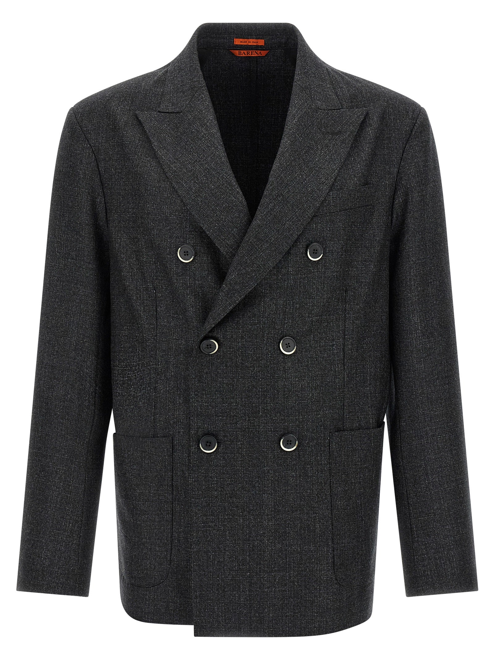 Barena Doria Double-Breasted Blazer Grey