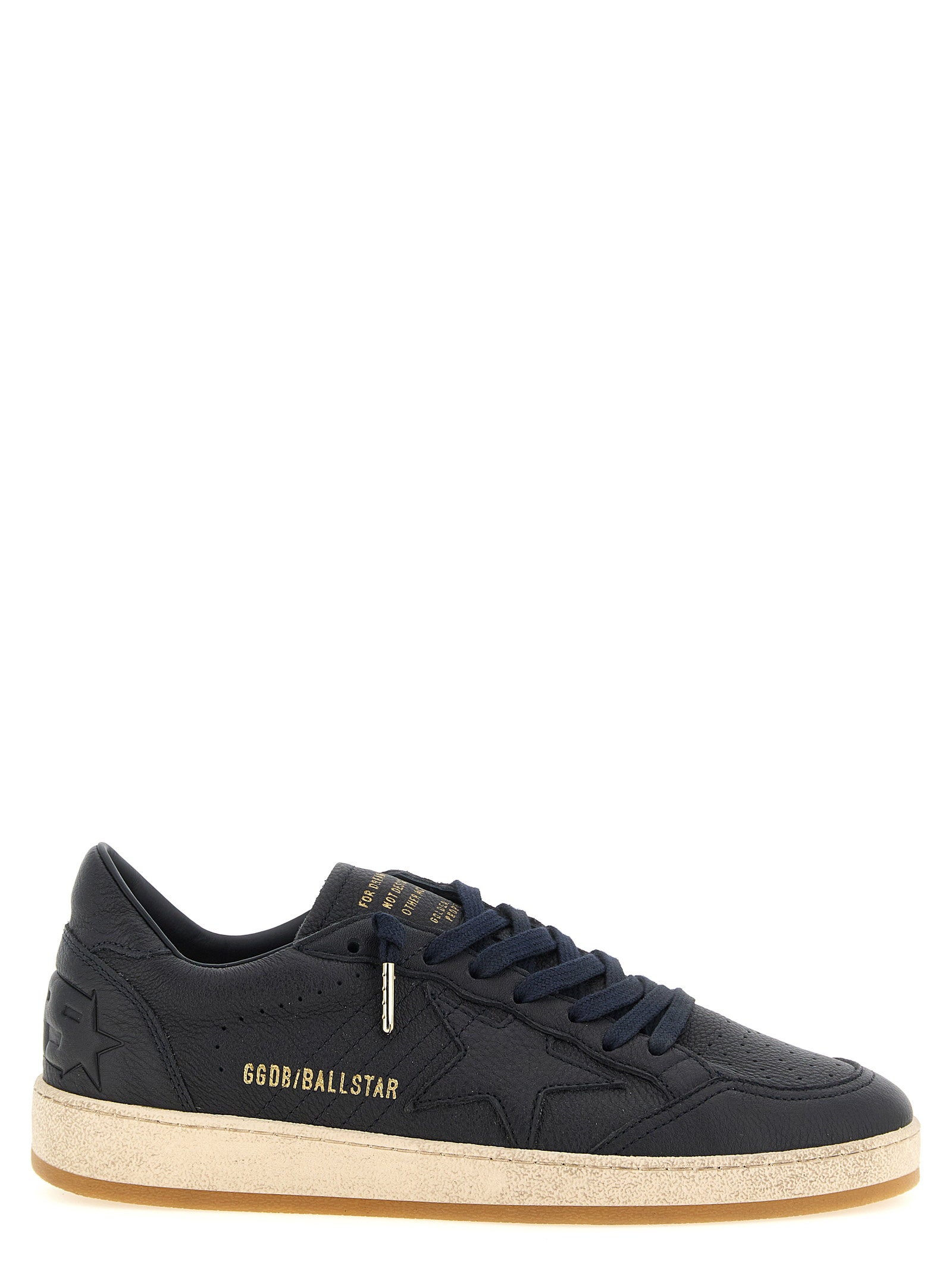 Golden Goose Ball Star sneakers marineblauw zijaanzicht