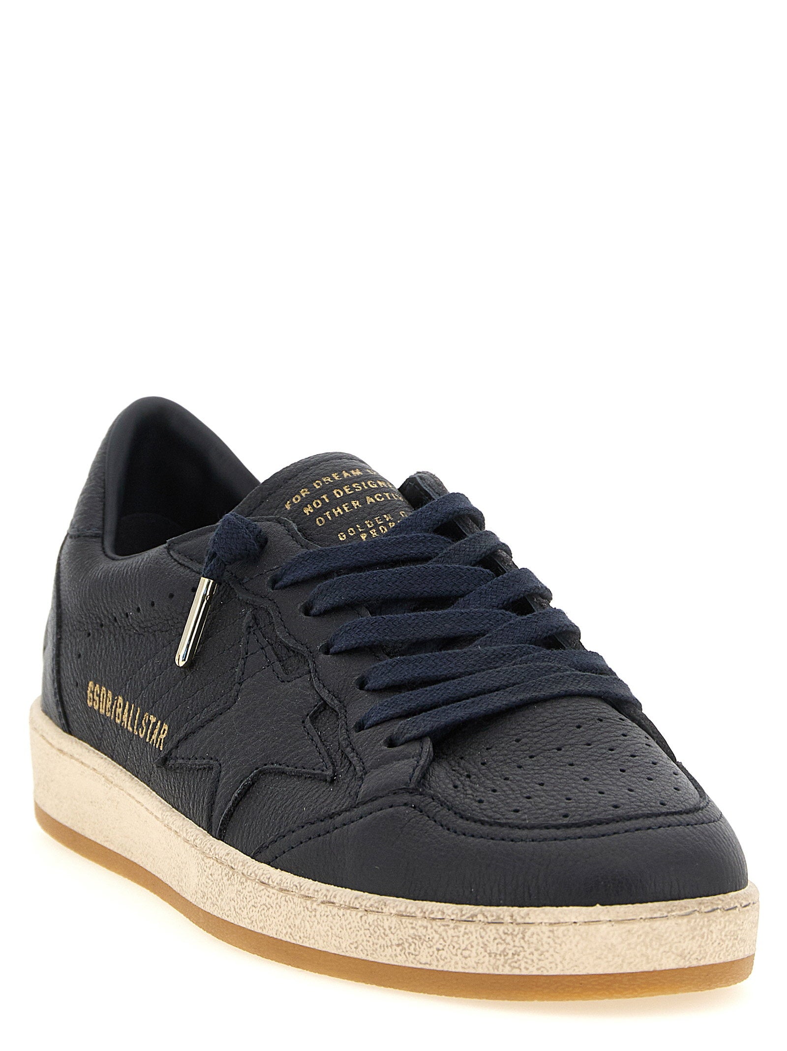 Golden Goose Ball Star sneakers marineblauw detail ster