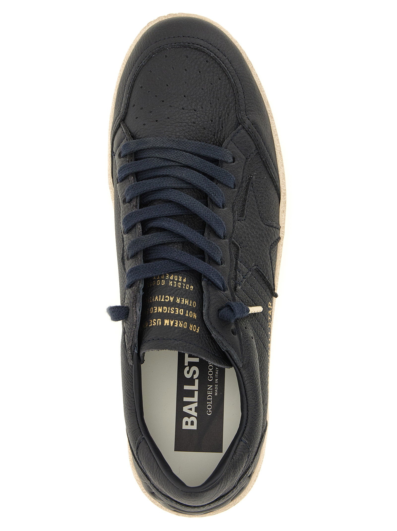 Golden Goose Ball Star sneakers marineblauw detail zool