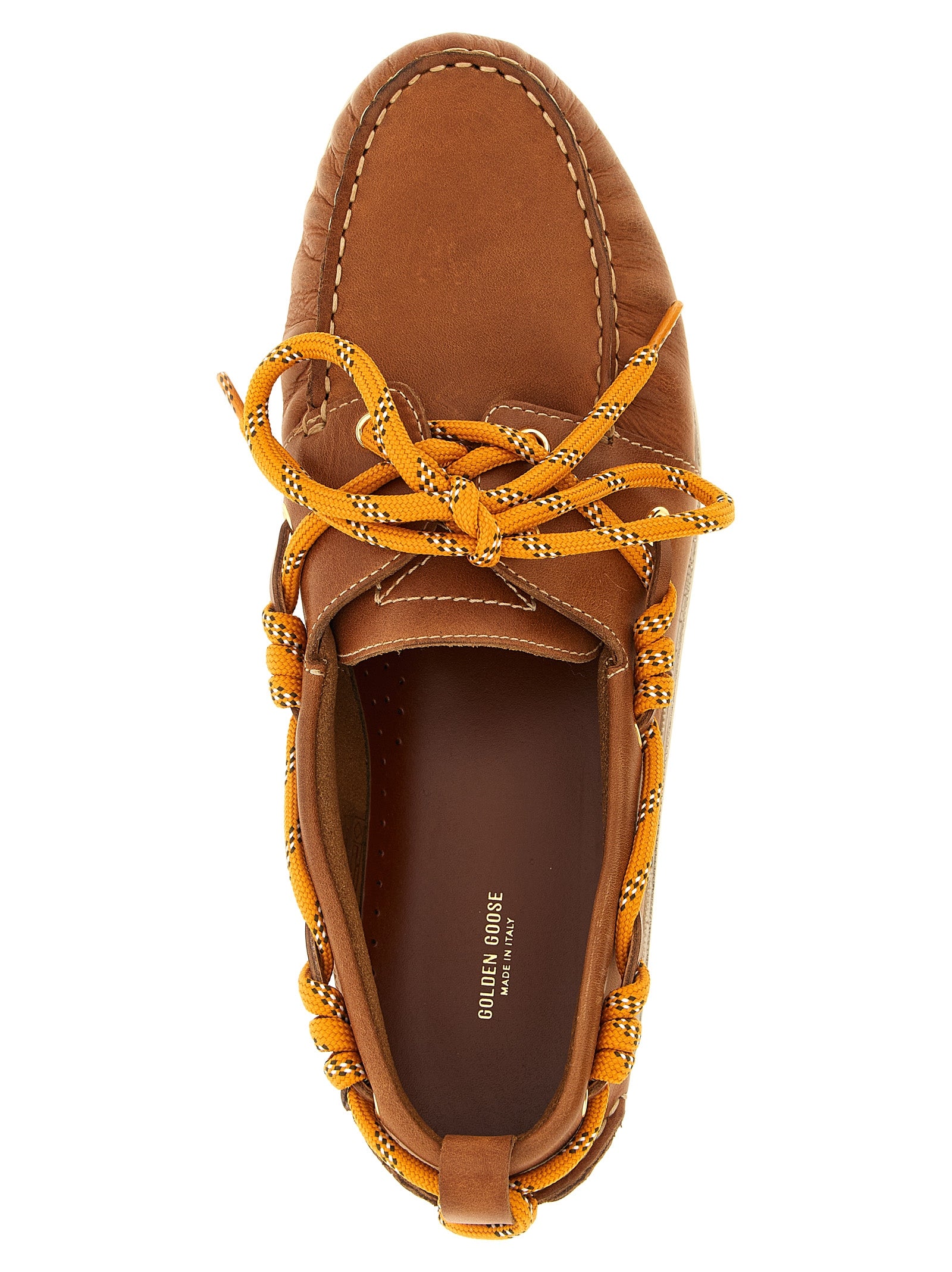 Golden Goose Leather Boat Shoe-4