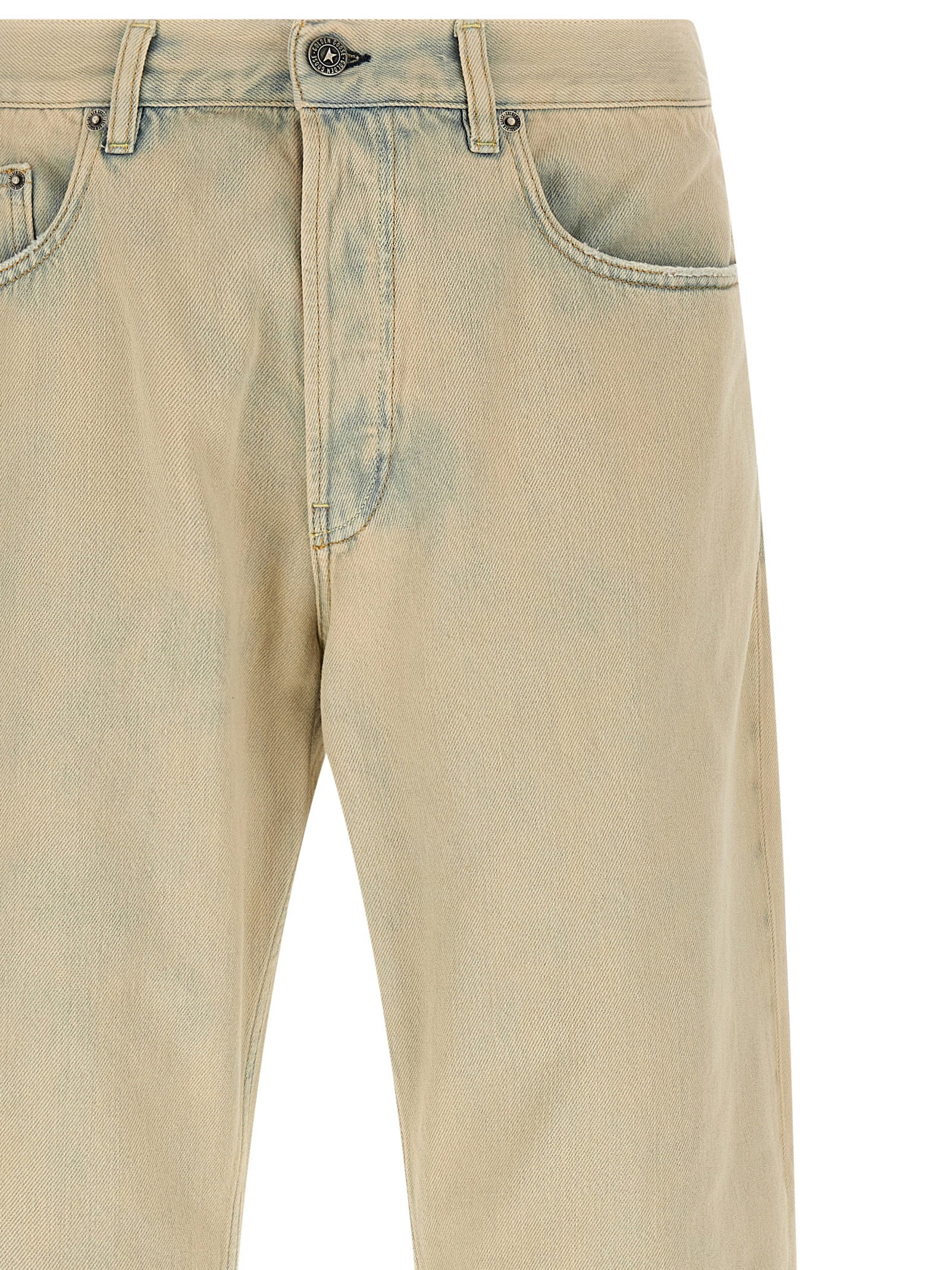 Golden Goose Skate Bleach Laguna Wash Katoenen Jeans Beige-thumbmail-3