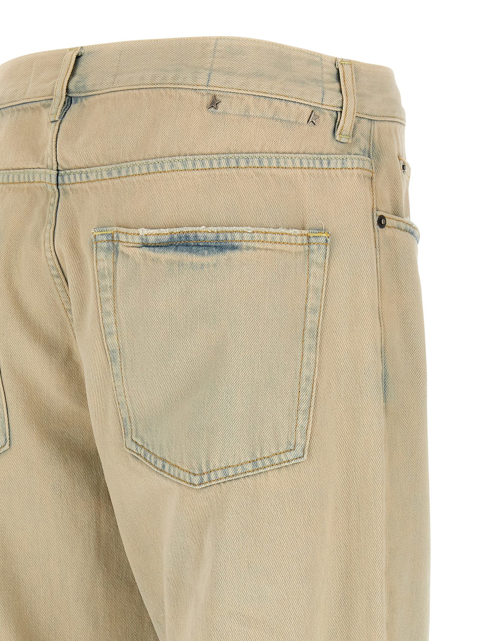 Golden Goose Skate Bleach Laguna Wash Katoenen Jeans Beige-thumbmail-4