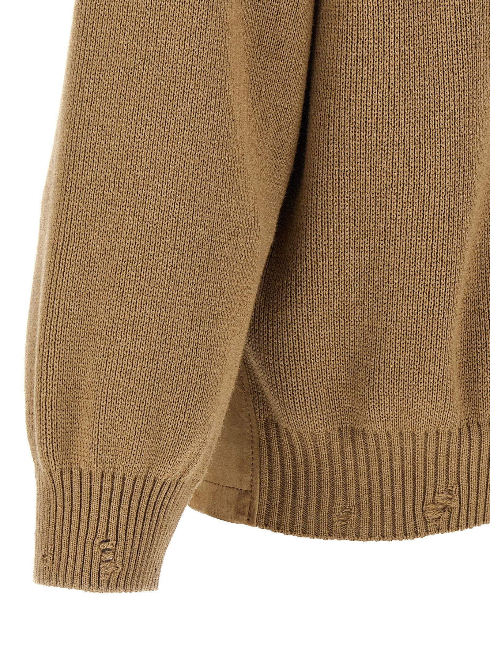 Golden Goose Neil Zip Utility Jacket Beige Jackets Golden Goose