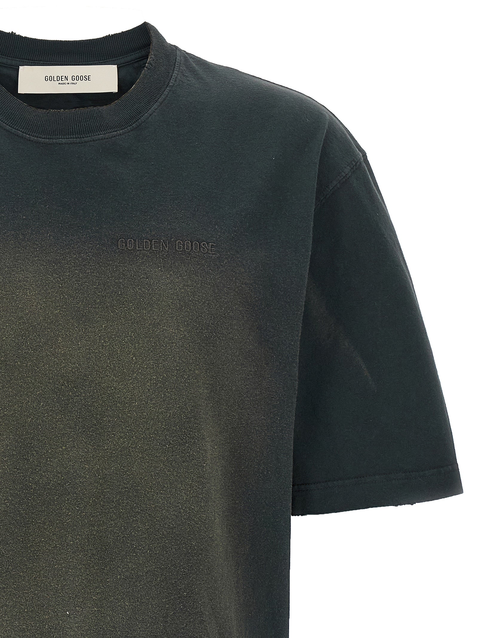 Golden Goose Used Dyed Cotton T-shirt-3