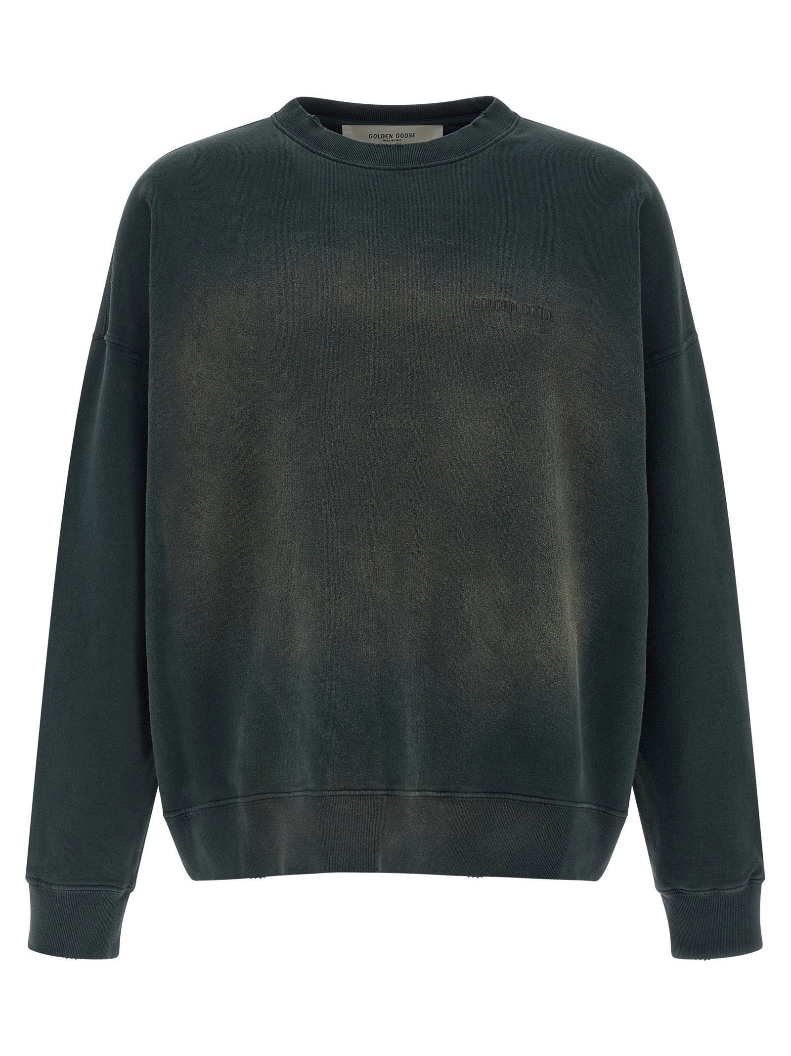 Golden Goose Martin sweatshirt met dyed-and-used effect, vooraanzicht