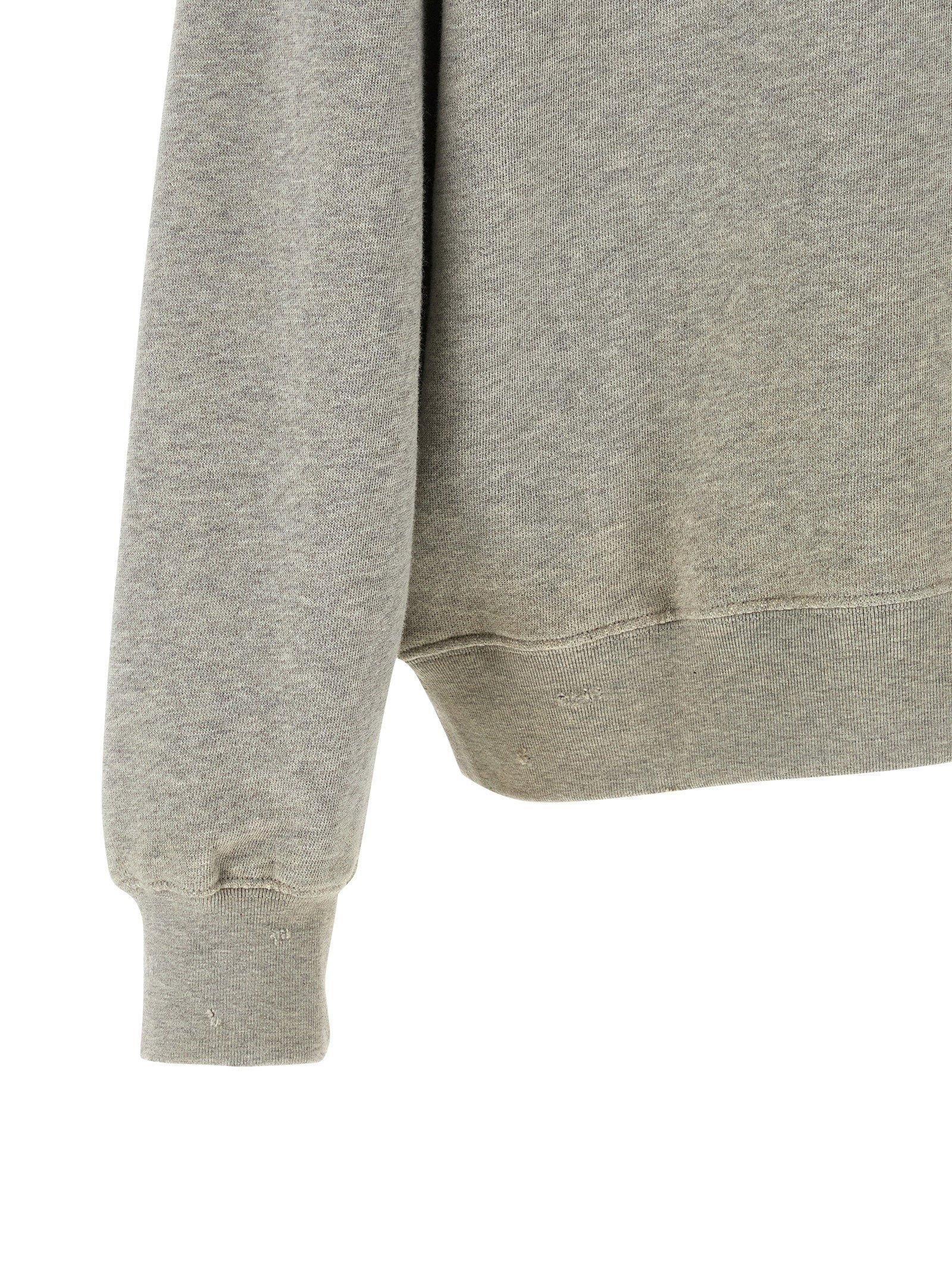 Golden Goose Journey Hoodie met Watercolor Flag Print Grijs-thumbmail-4