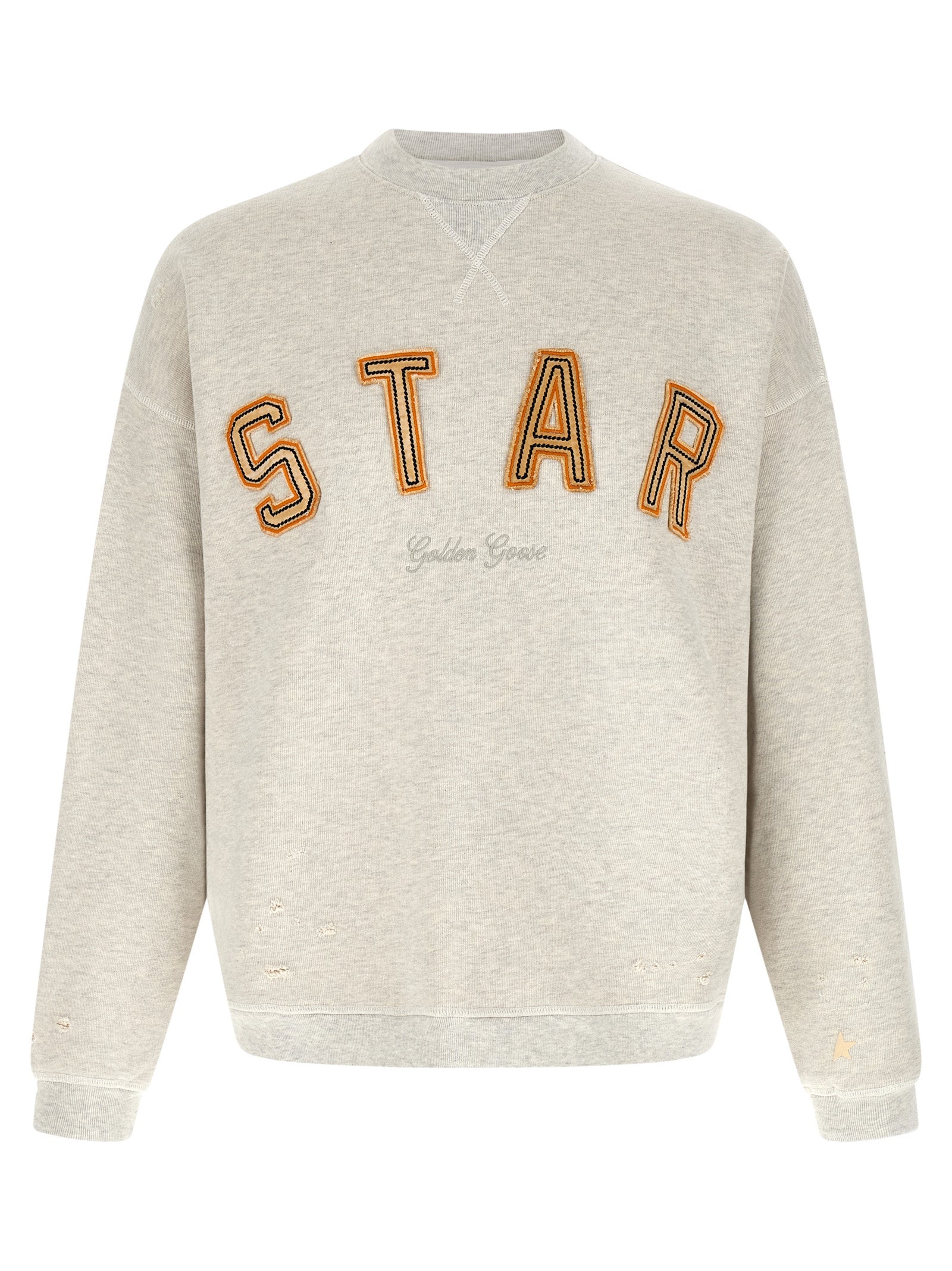 Golden Goose Star Sweatshirt Cotton With 'star' Embroidery