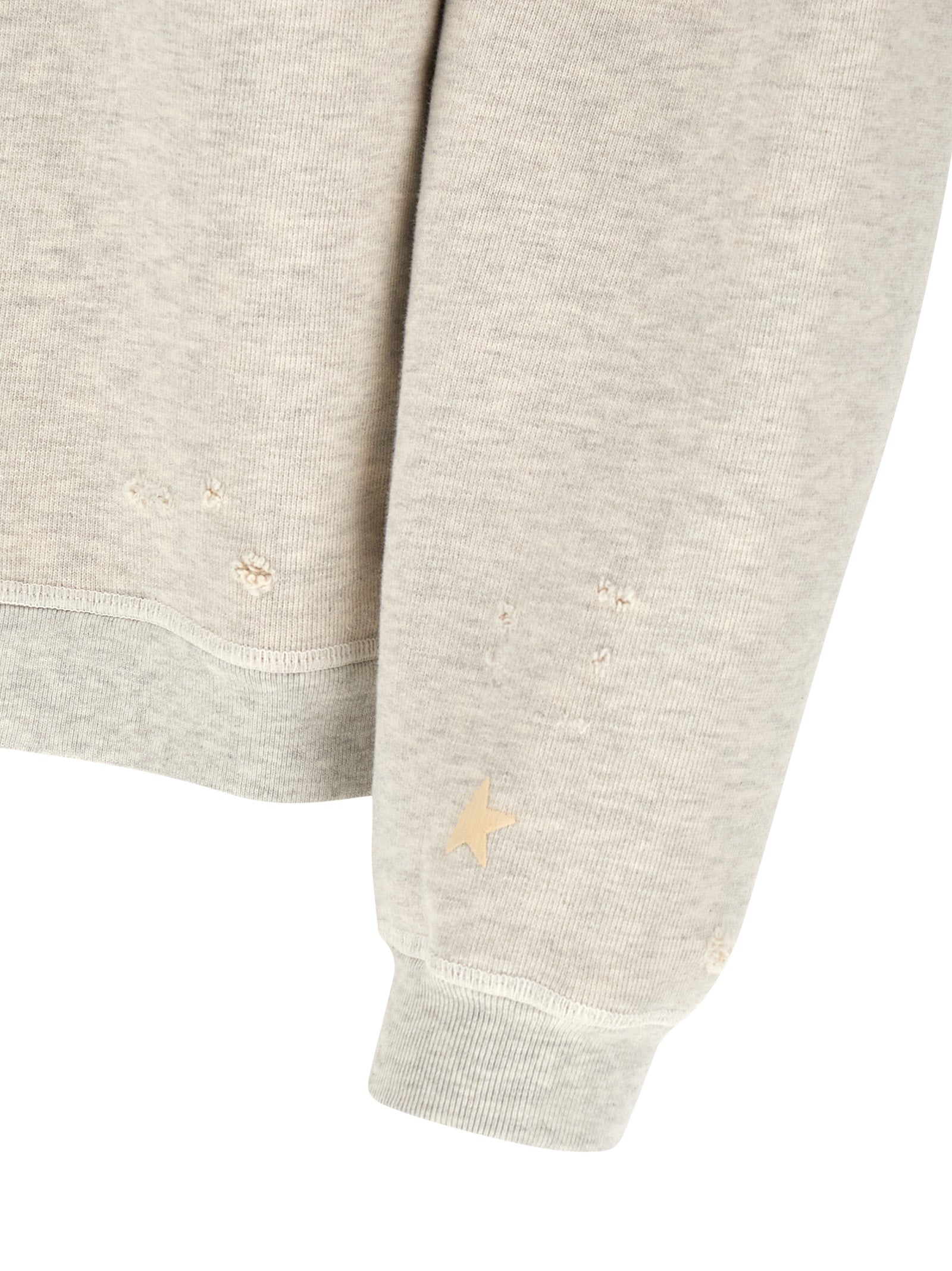 Golden Goose Star Sweatshirt Cotton With 'star' Embroidery-4