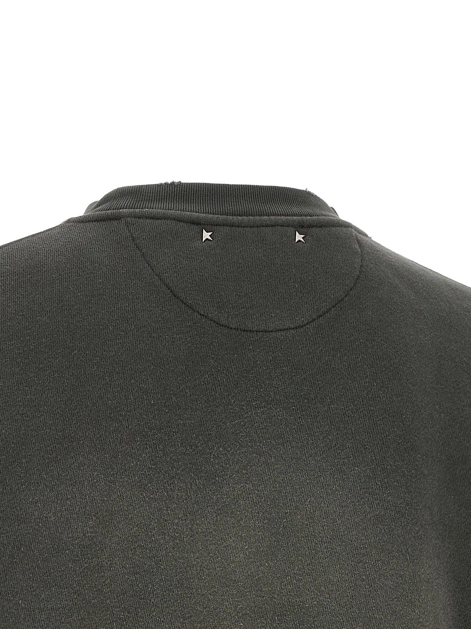 Golden Goose Star sweatshirt detail van achterzijde bij de hals