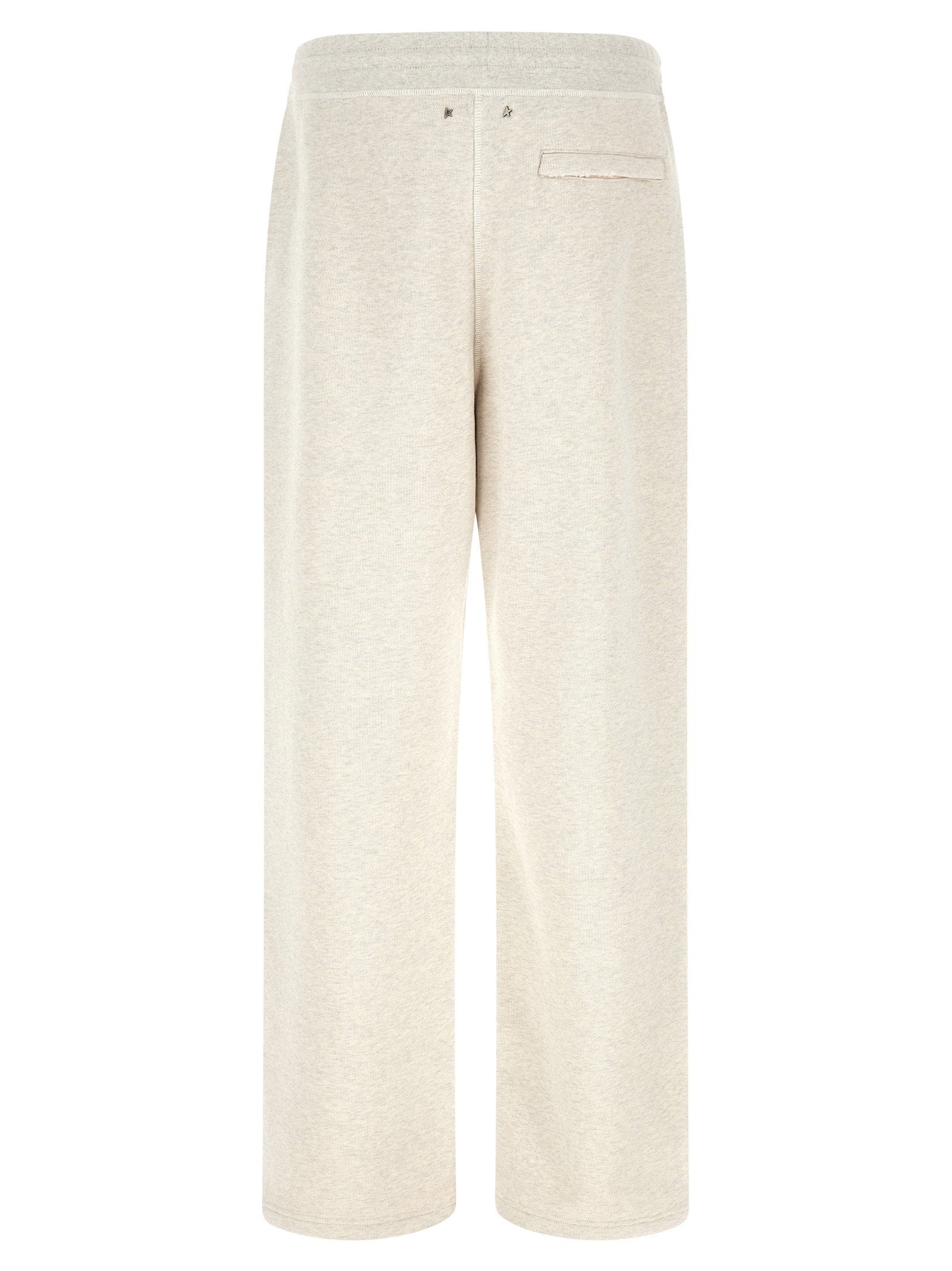Golden Goose Star joggers grijs - detail van de metalen sterren op de achterzijde