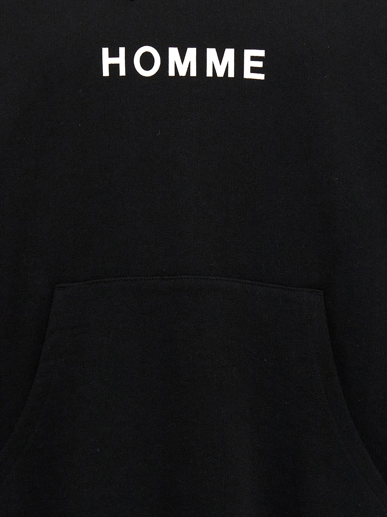 Comme des Garçons Homme Logo Hoodie Black-thumbmail-4
