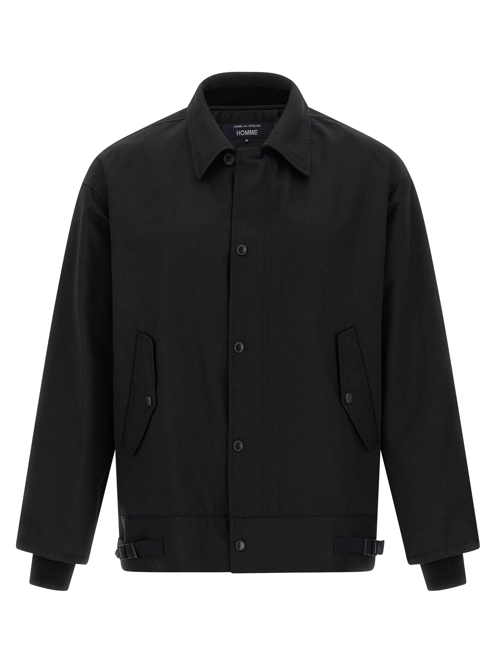 Comme des Garçons Homme Wool Blend Overshirt Black