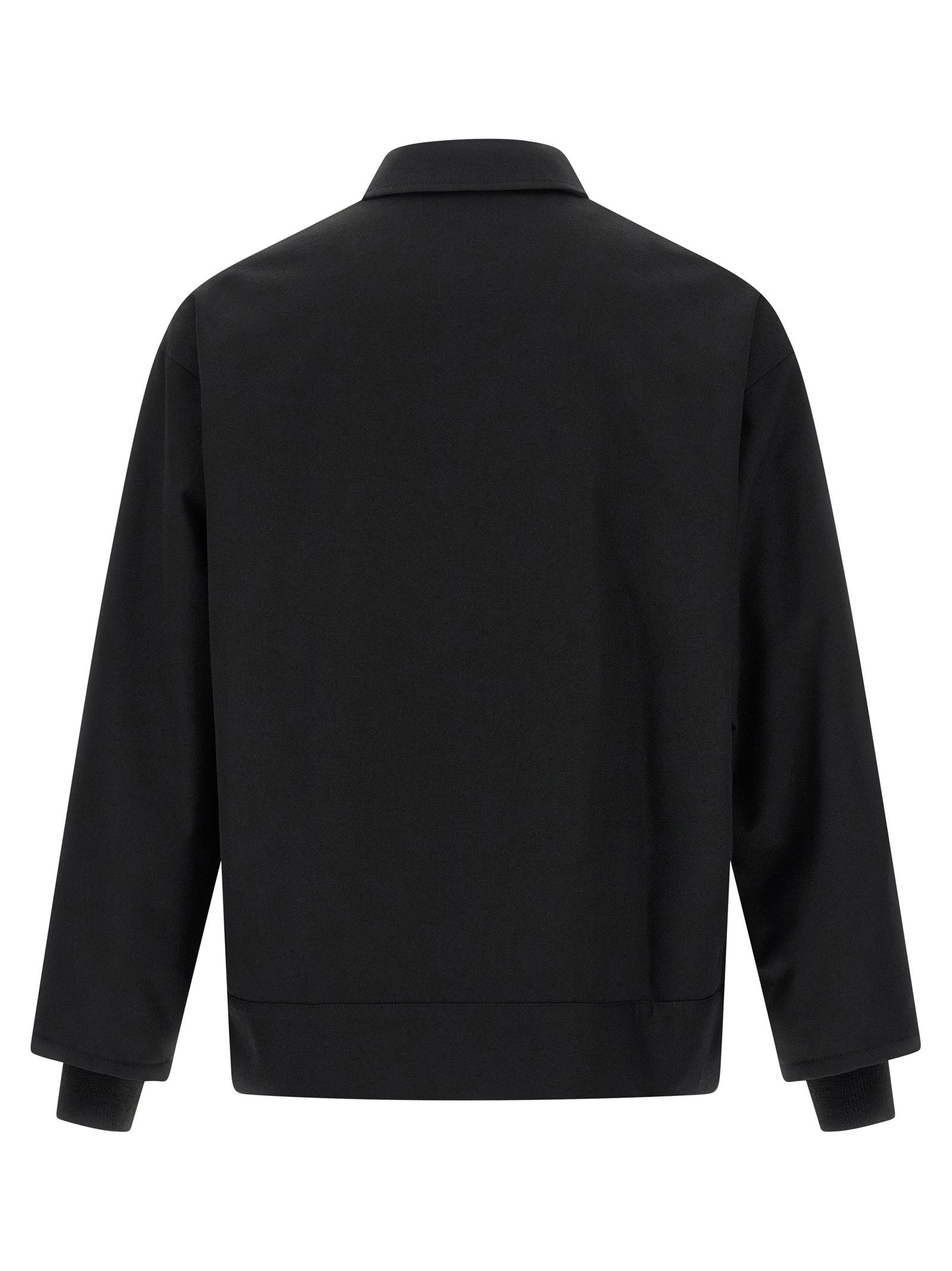 Comme des Garçons Homme Wool Blend Overshirt Black Jackets Comme Des Garҫons Homme