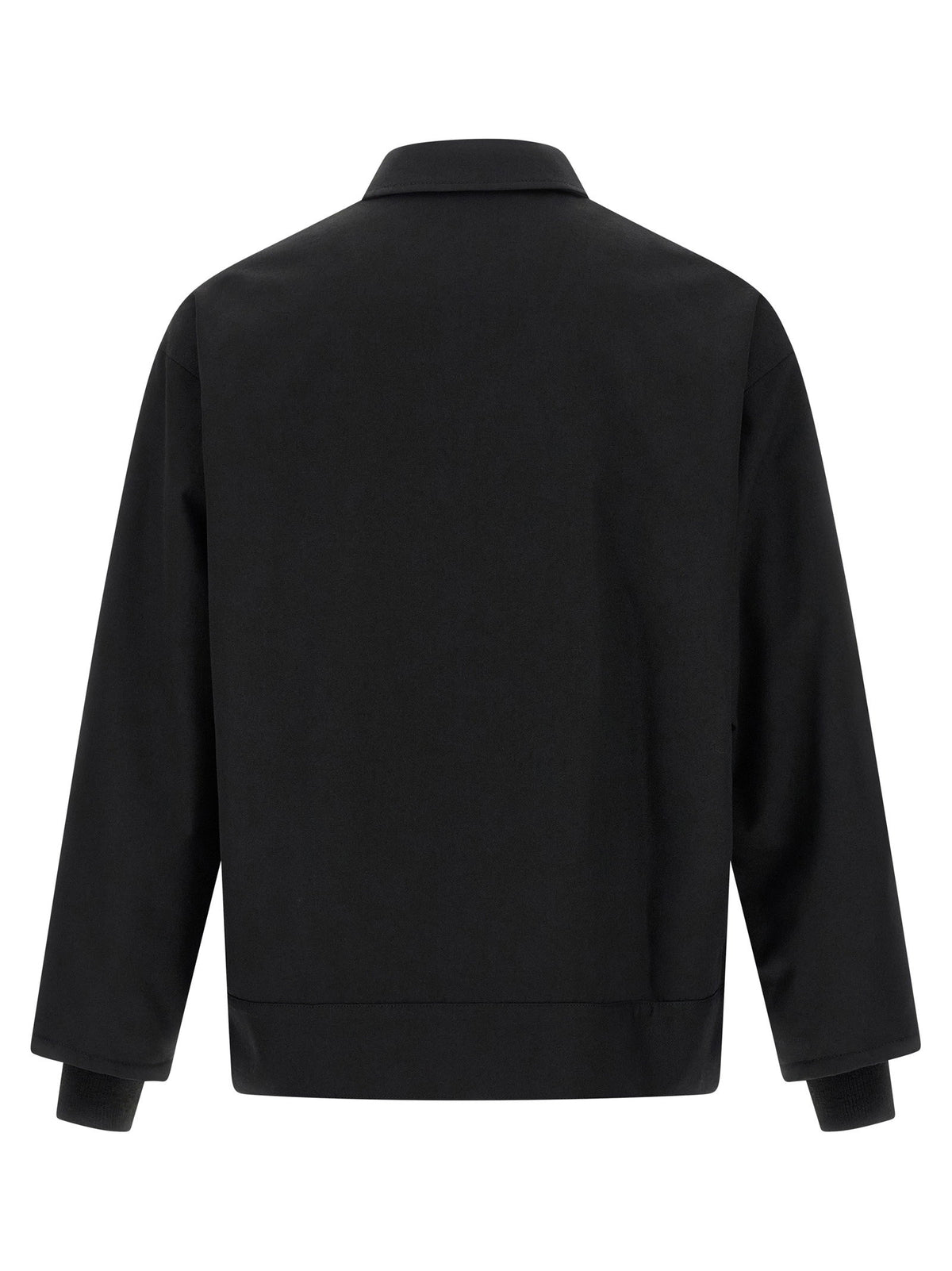 Achterkant van het zwarte Comme des Garçons Homme blouson