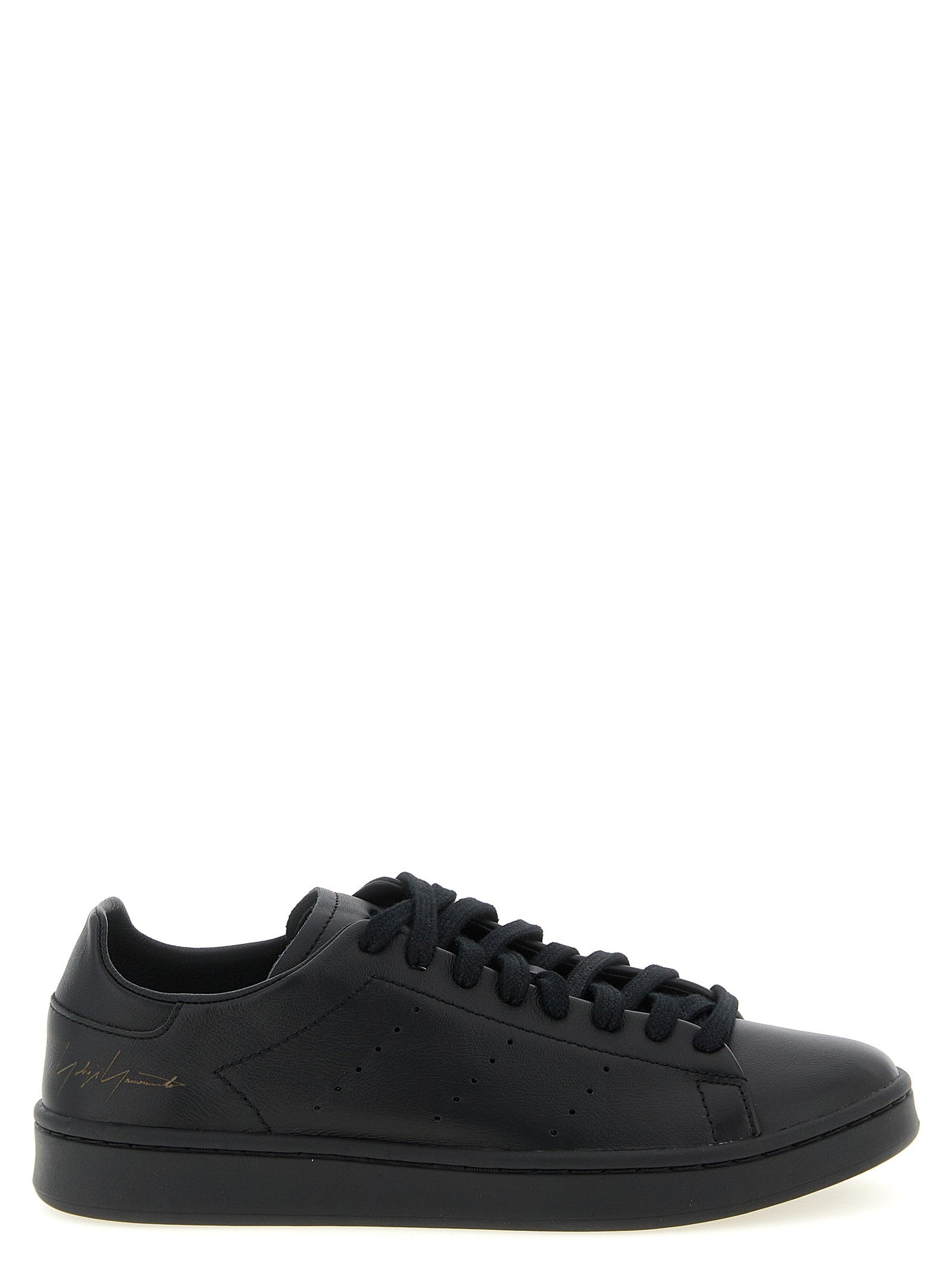 Y-3 Stan Smith Tonal Leren Sneakers Zwart Sneakers Y-3