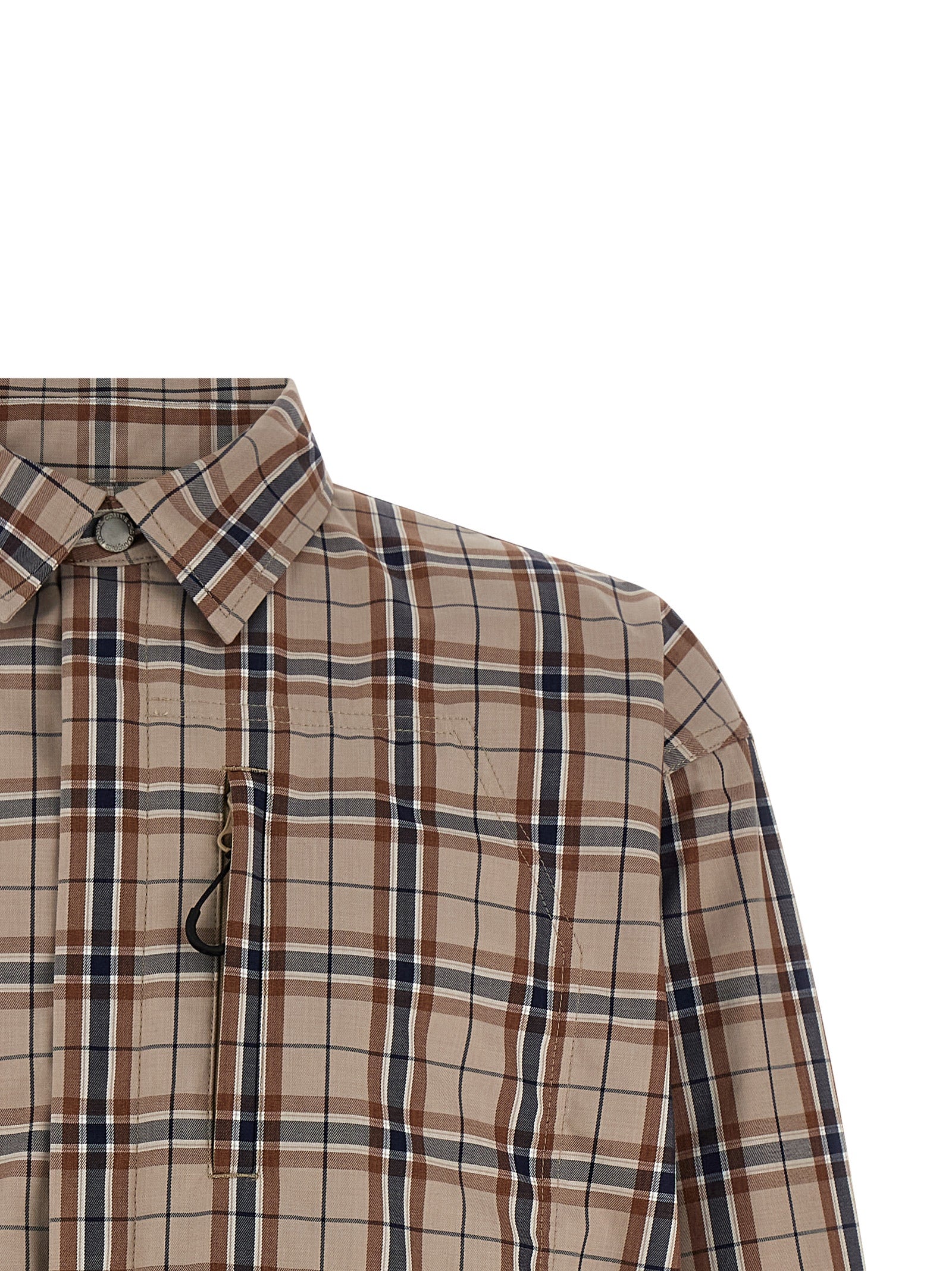 Comme des Garçons Homme Check Overshirt Brown-thumbmail-3