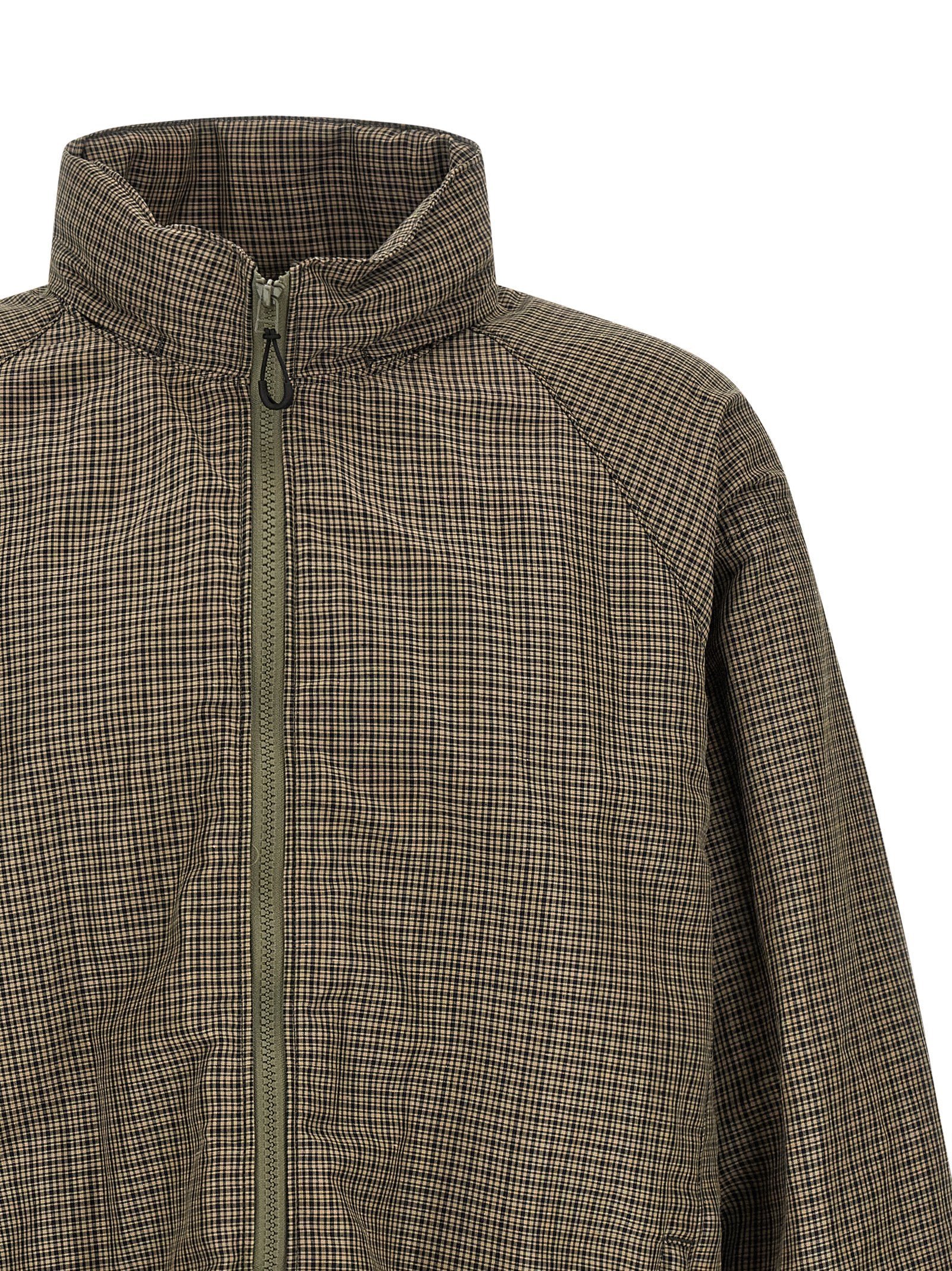 Comme des Garçons Homme Micro Check Jacket Olive-thumbmail-3