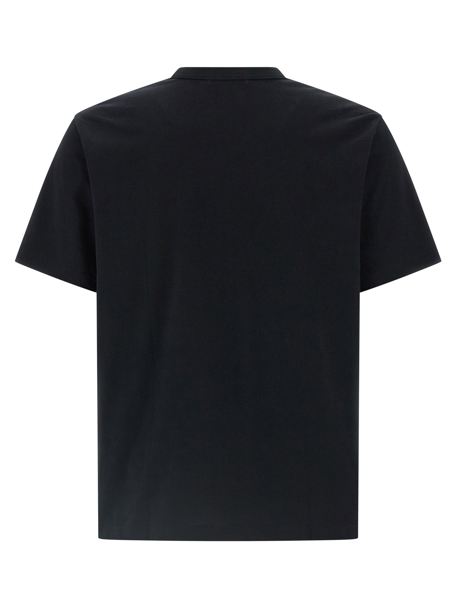 Comme des Garçons Homme Katoenen Logo Print T-shirt Zwart-thumbmail-2