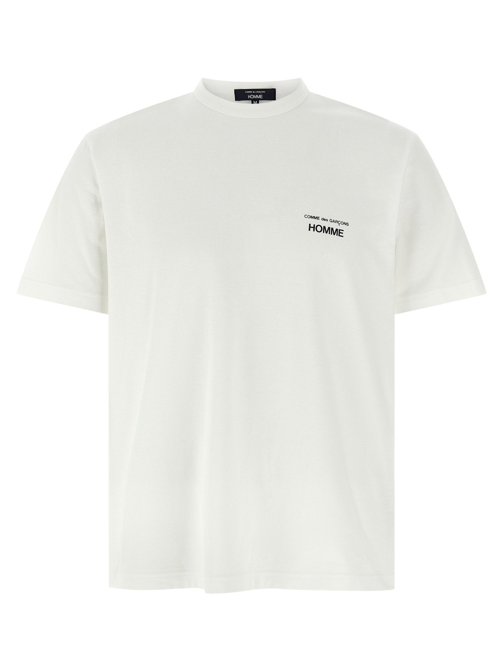 Comme des Garçons Homme Logo T-shirt Wit Topwear Comme Des Garҫons Homme
