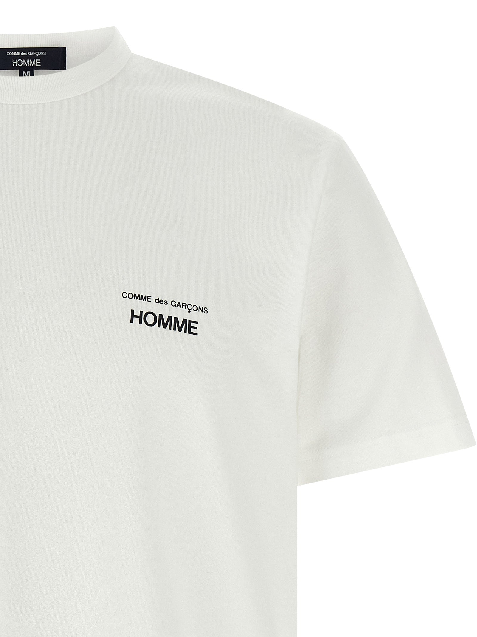 Comme des Garçons Homme Logo T-Shirt White-thumbmail-3