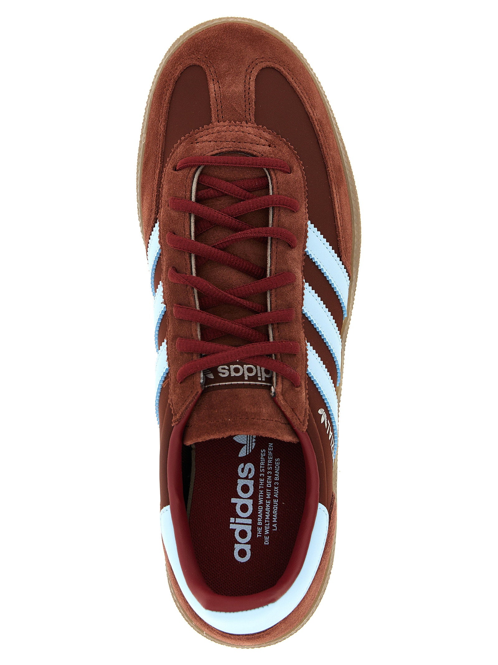 Adidas Originals Handball Spezial Fox Brown, close-up van de gum buitenzool