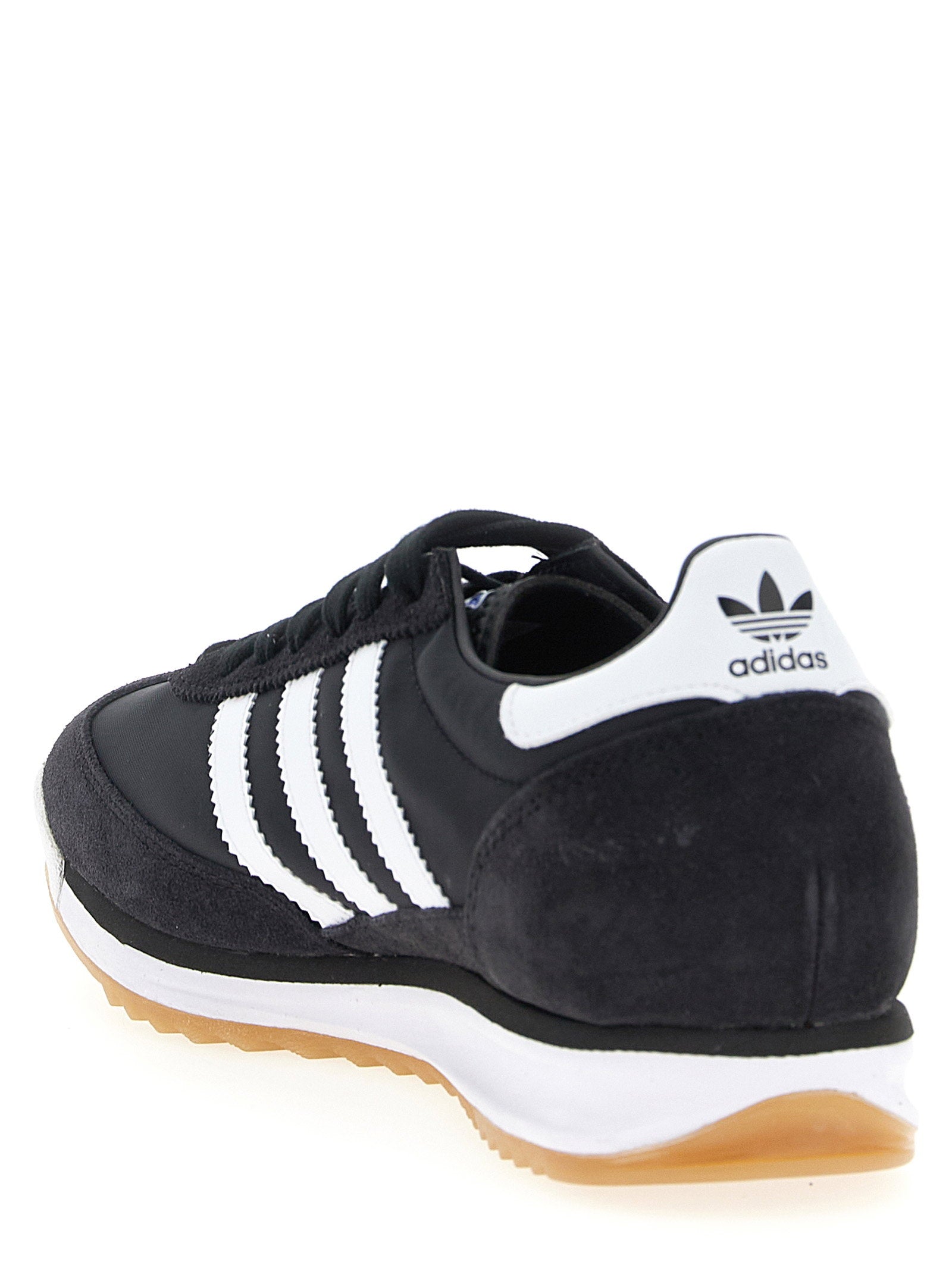 Adidas Originals SL 72 RS sneaker zwart, close-up van de geprofileerde buitenzool