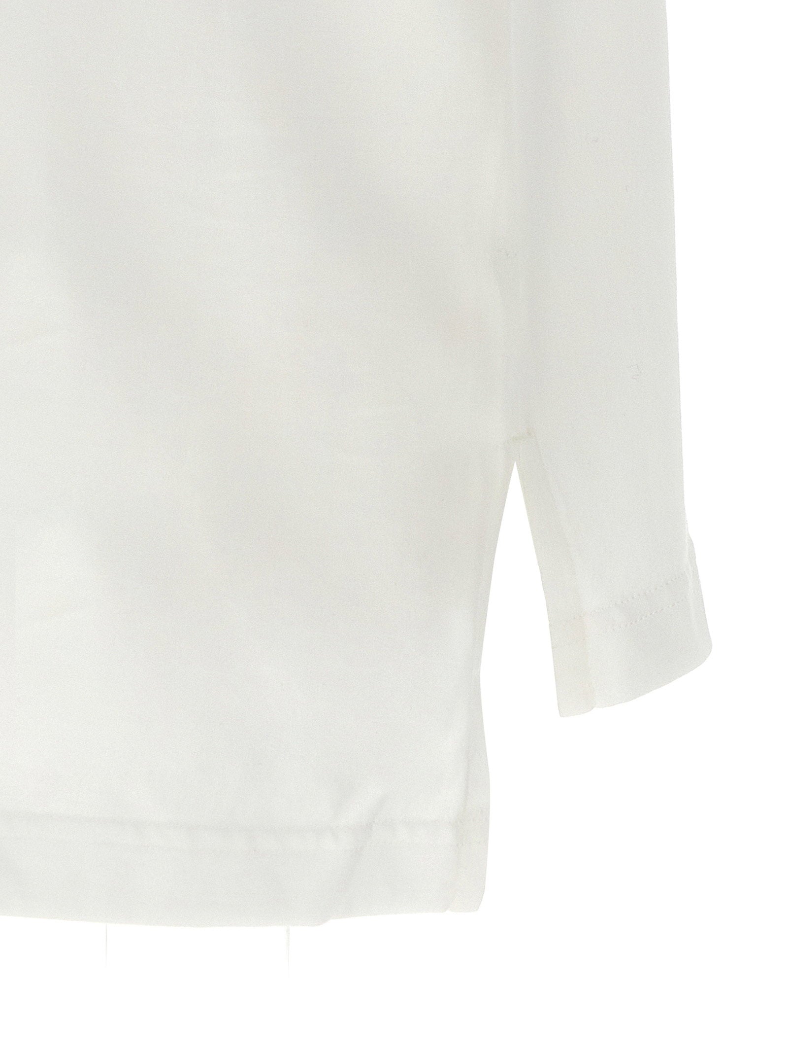 Y-3 3-Stripes Short Sleeve T-shirt met Dropped Shoulders Wit Topwear Y-3