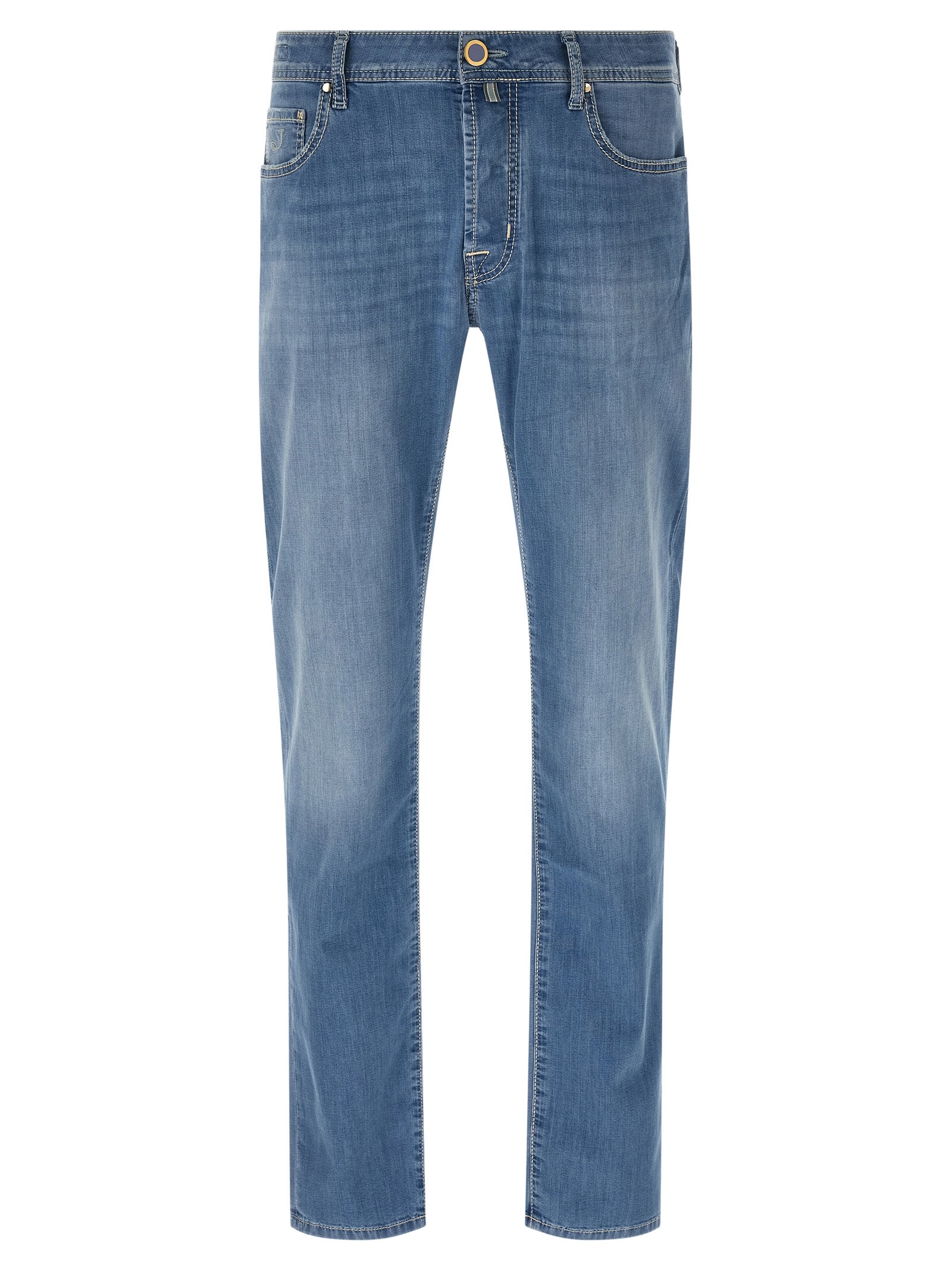 Jacob Cohën Bard Straight Leg Jeans Medium Blue Stonewash